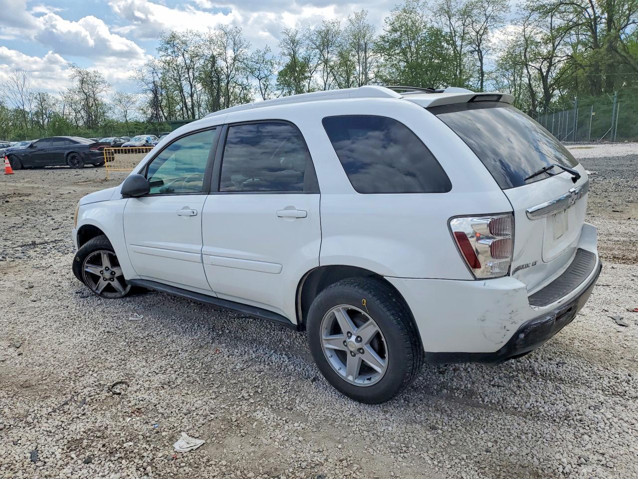 2005 Chevrolet Equinox Lt White vin: 2CNDL73F156077259