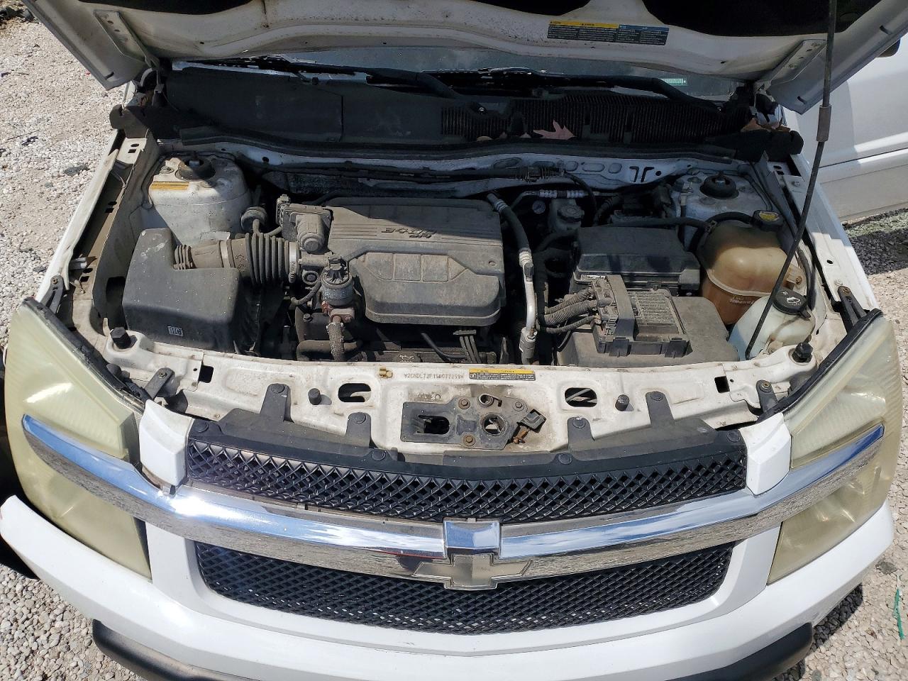 2005 Chevrolet Equinox Lt White vin: 2CNDL73F156077259