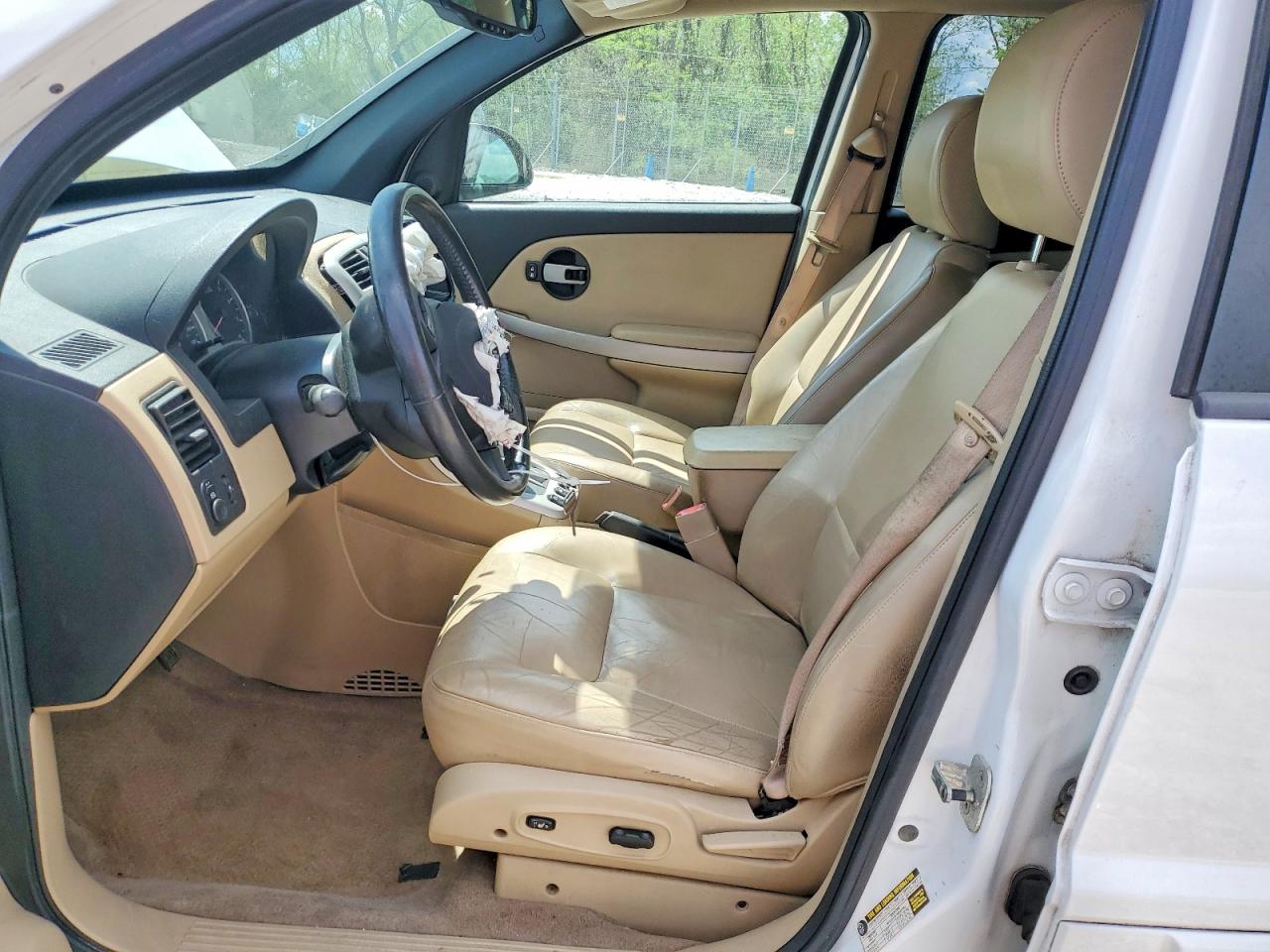 2005 Chevrolet Equinox Lt White vin: 2CNDL73F156077259