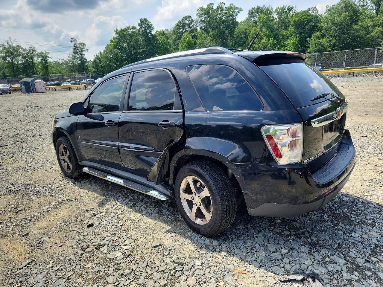 2007 Chevrolet Equinox Ltz Black vin: 2CNDL73F176014116