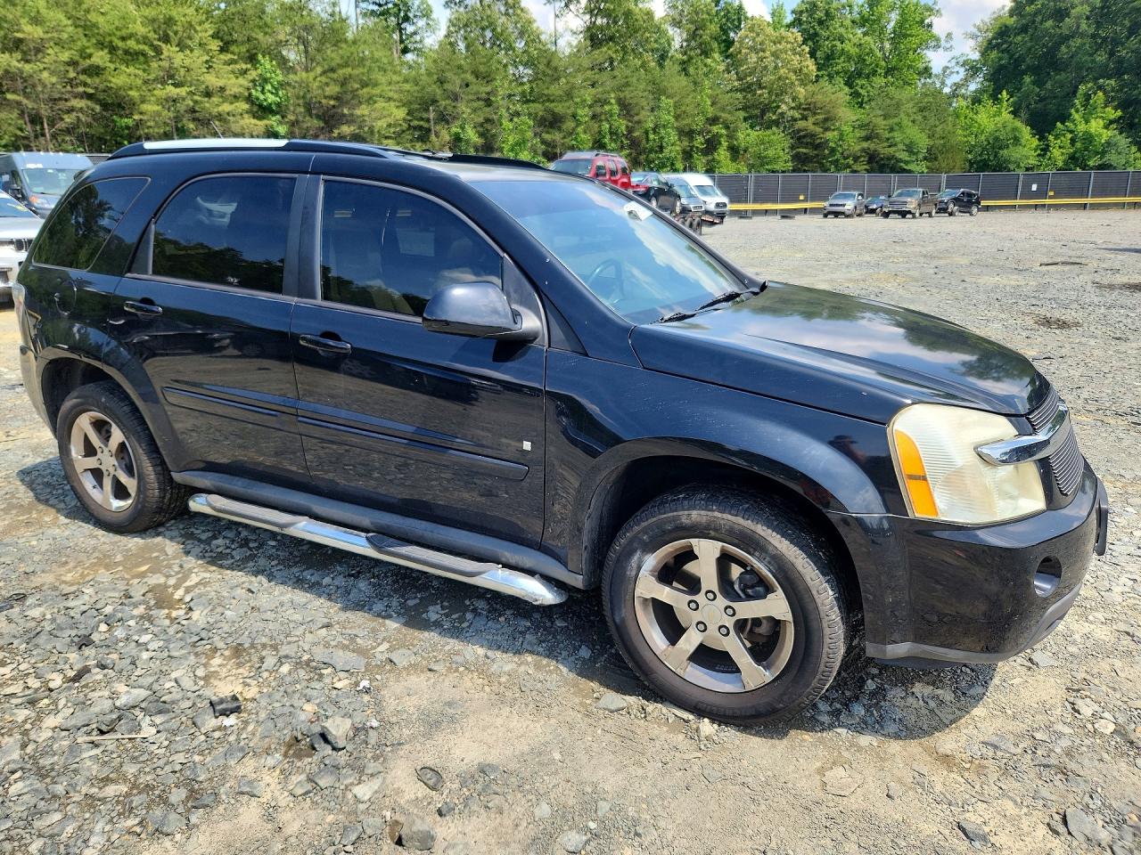 2007 Chevrolet Equinox Ltz Black vin: 2CNDL73F176014116