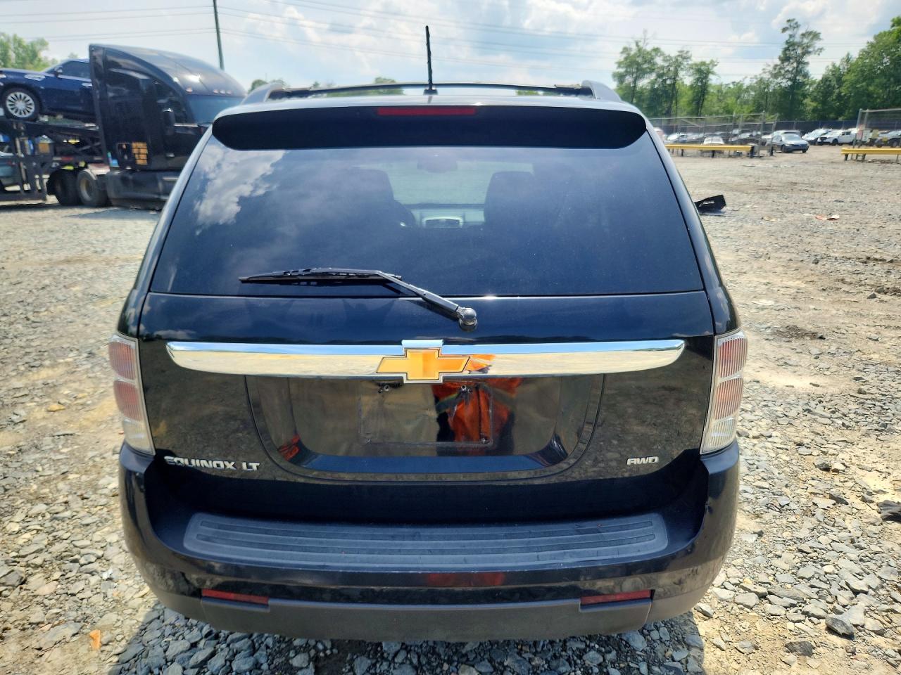 2007 Chevrolet Equinox Ltz Black vin: 2CNDL73F176014116