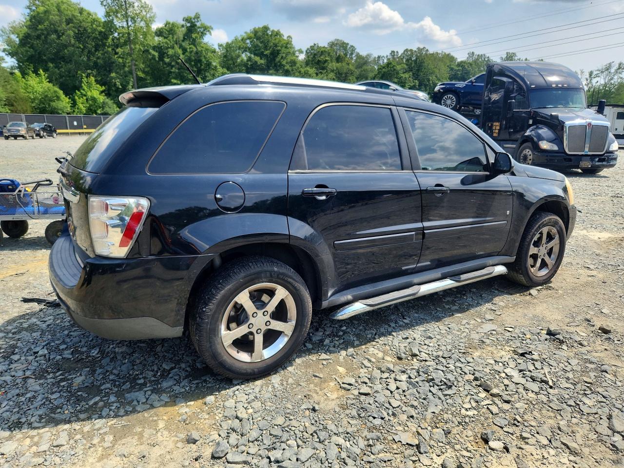 2007 Chevrolet Equinox Ltz Black vin: 2CNDL73F176014116