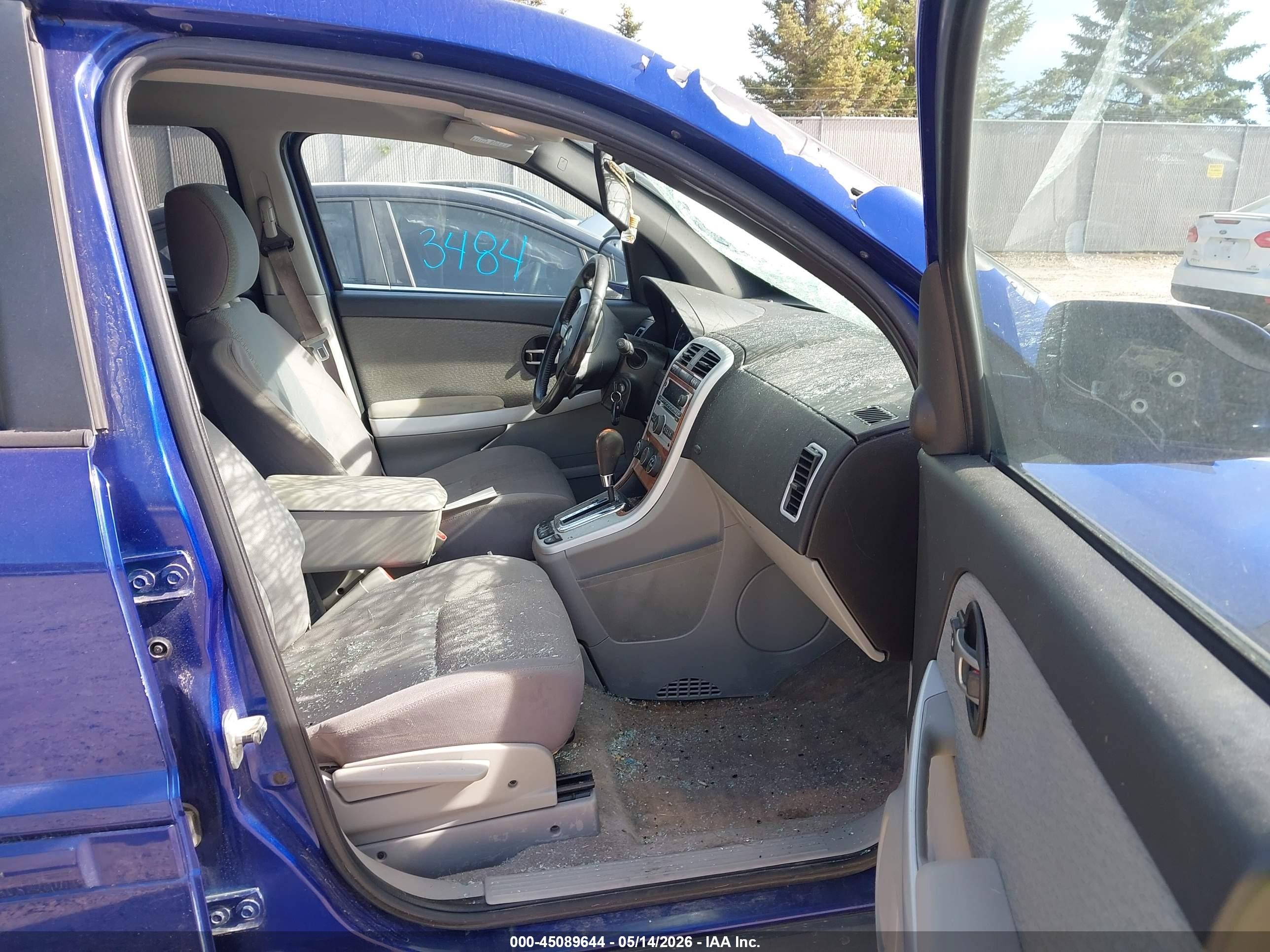 2007 Chevrolet Equinox Lt Blue vin: 2CNDL73F176038447