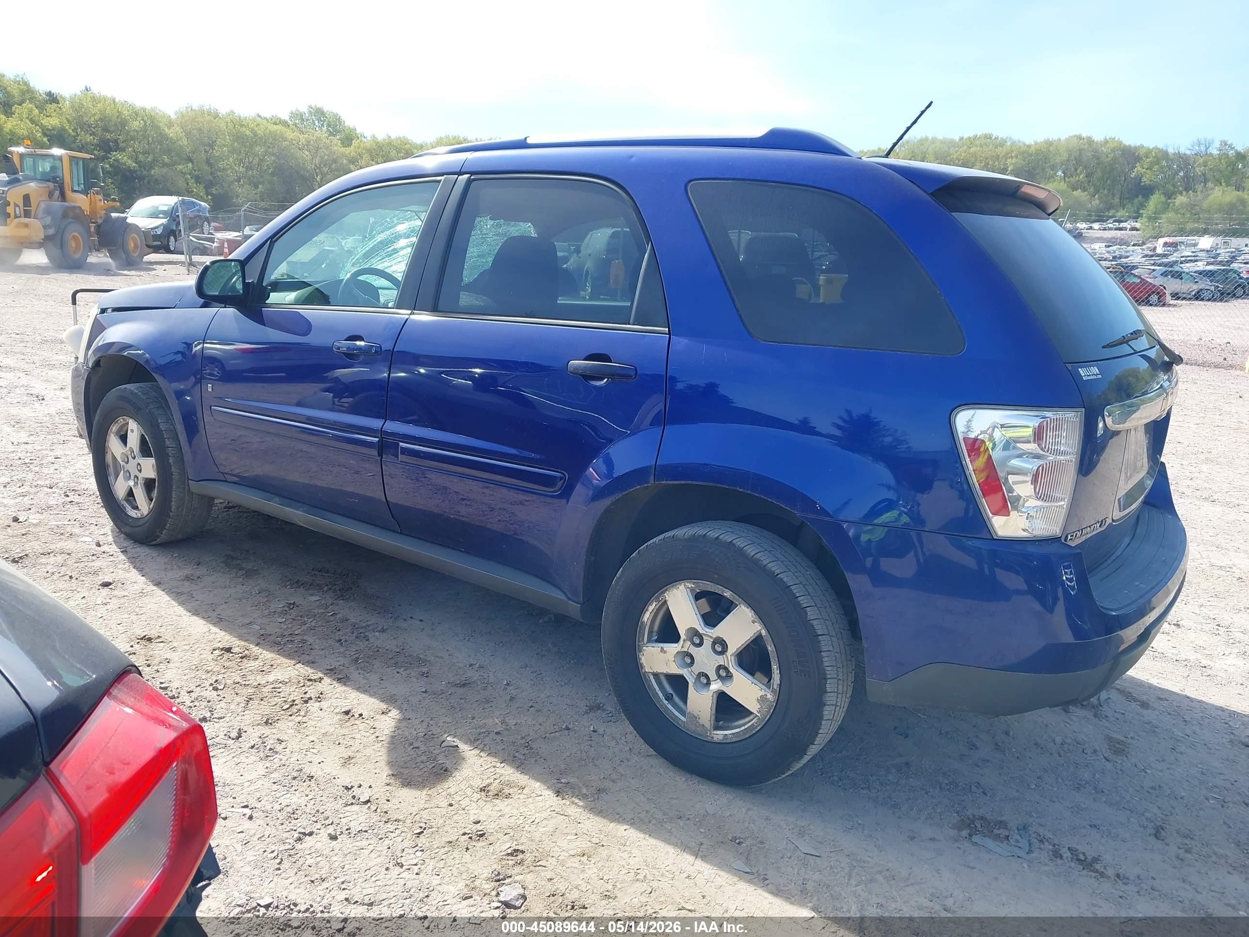 2007 Chevrolet Equinox Lt Blue vin: 2CNDL73F176038447