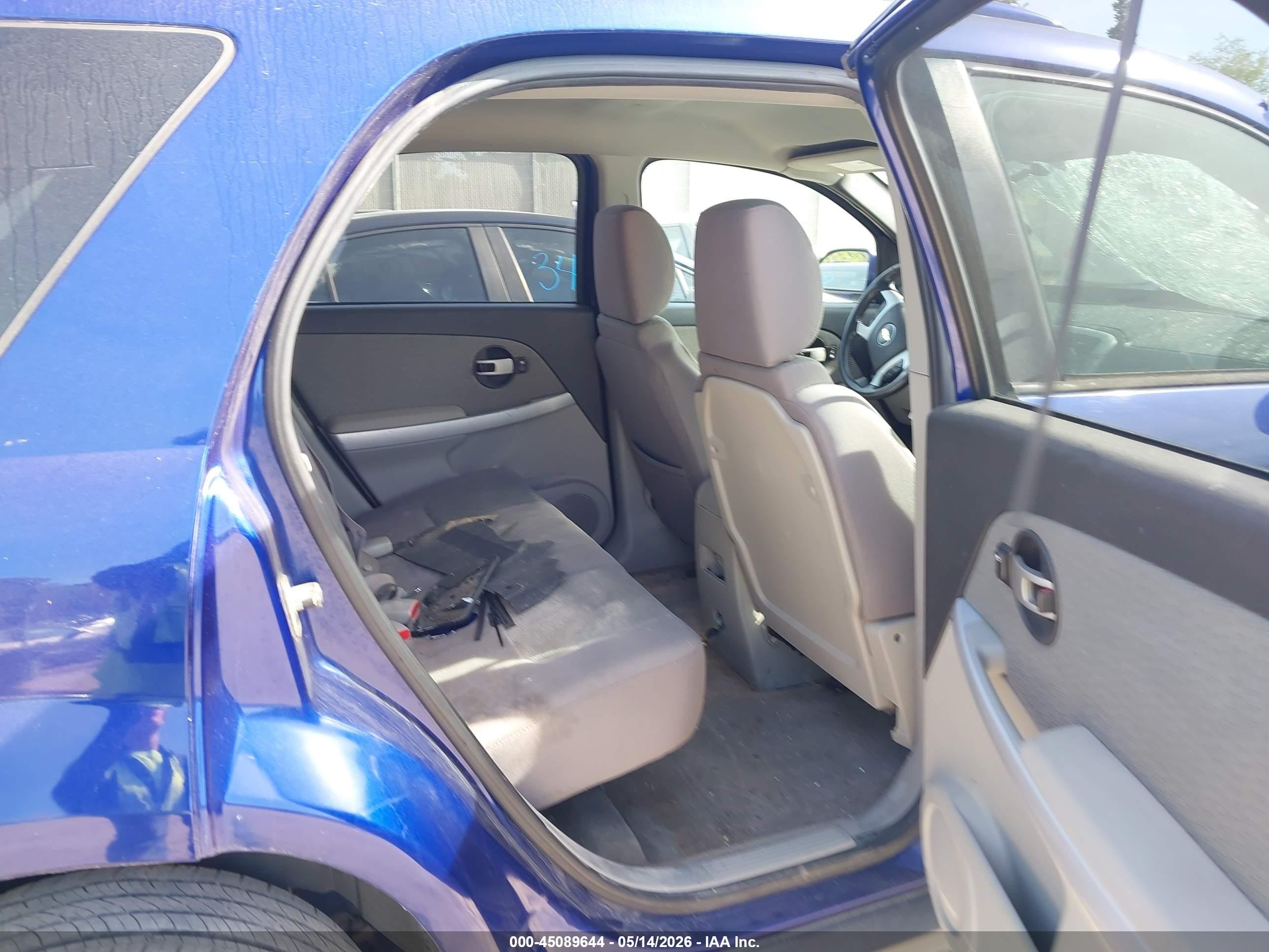 2007 Chevrolet Equinox Lt Blue vin: 2CNDL73F176038447