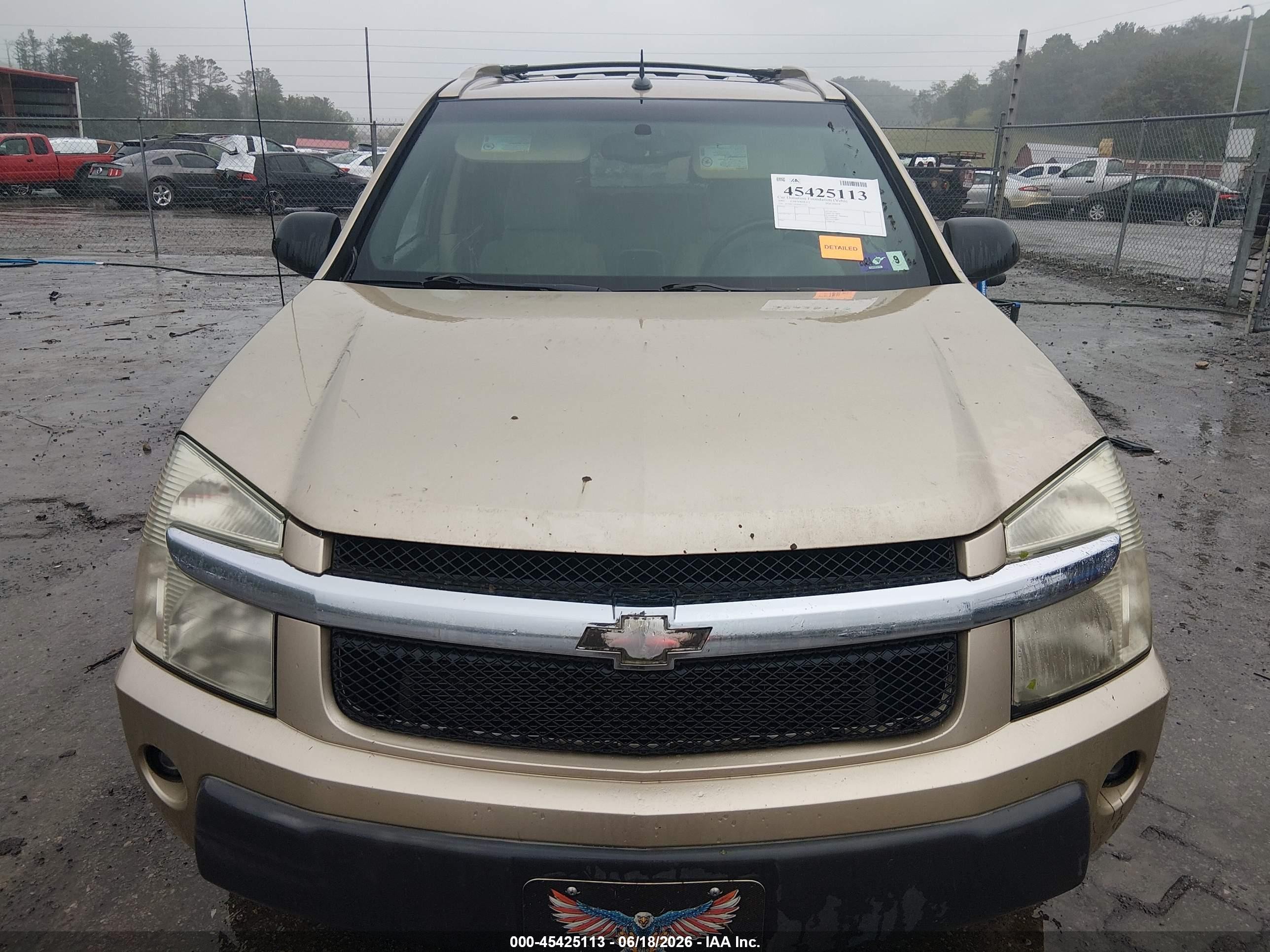 2005 Chevrolet Equinox Lt Gold vin: 2CNDL73F256013134