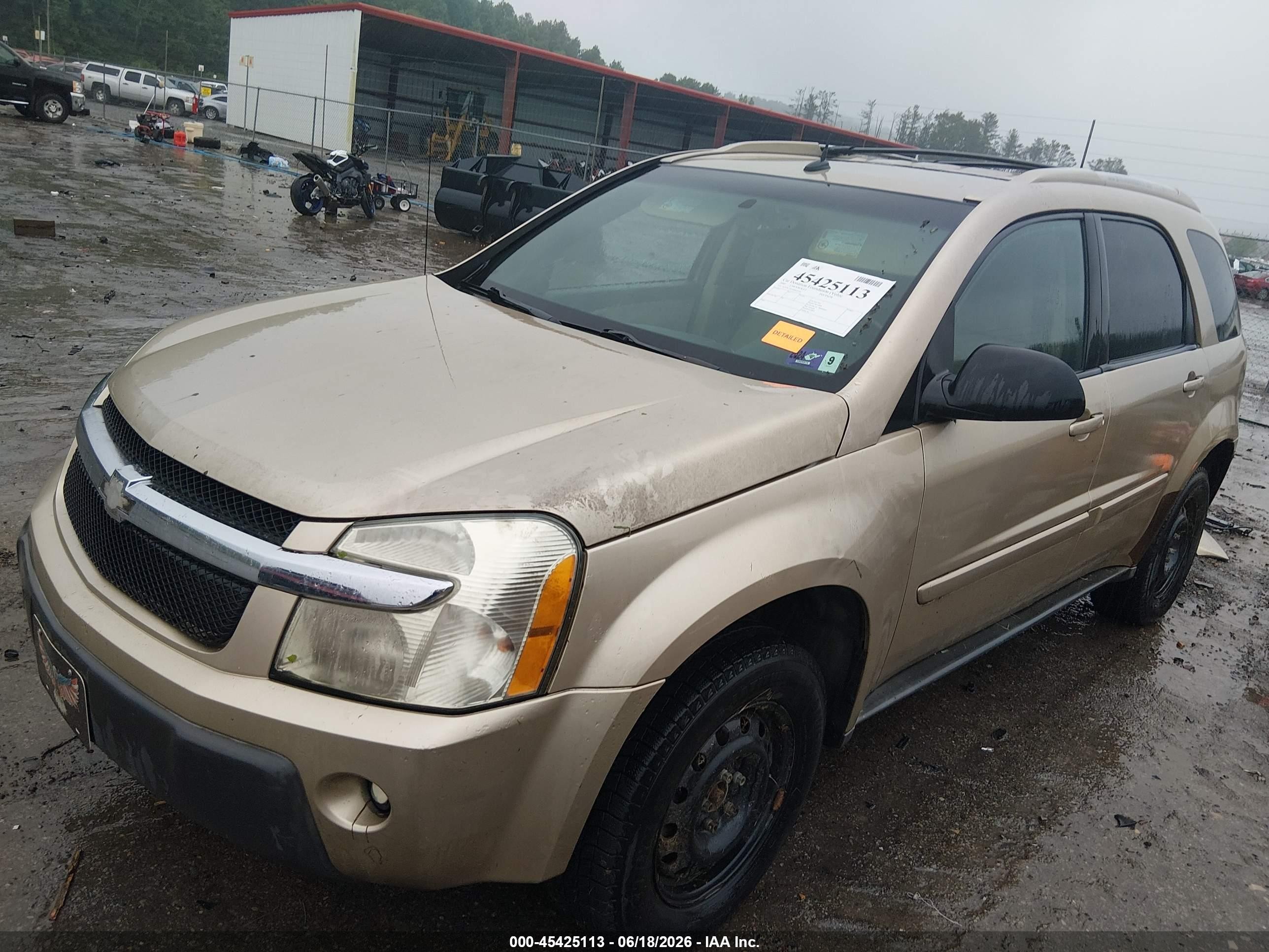 2005 Chevrolet Equinox Lt Gold vin: 2CNDL73F256013134