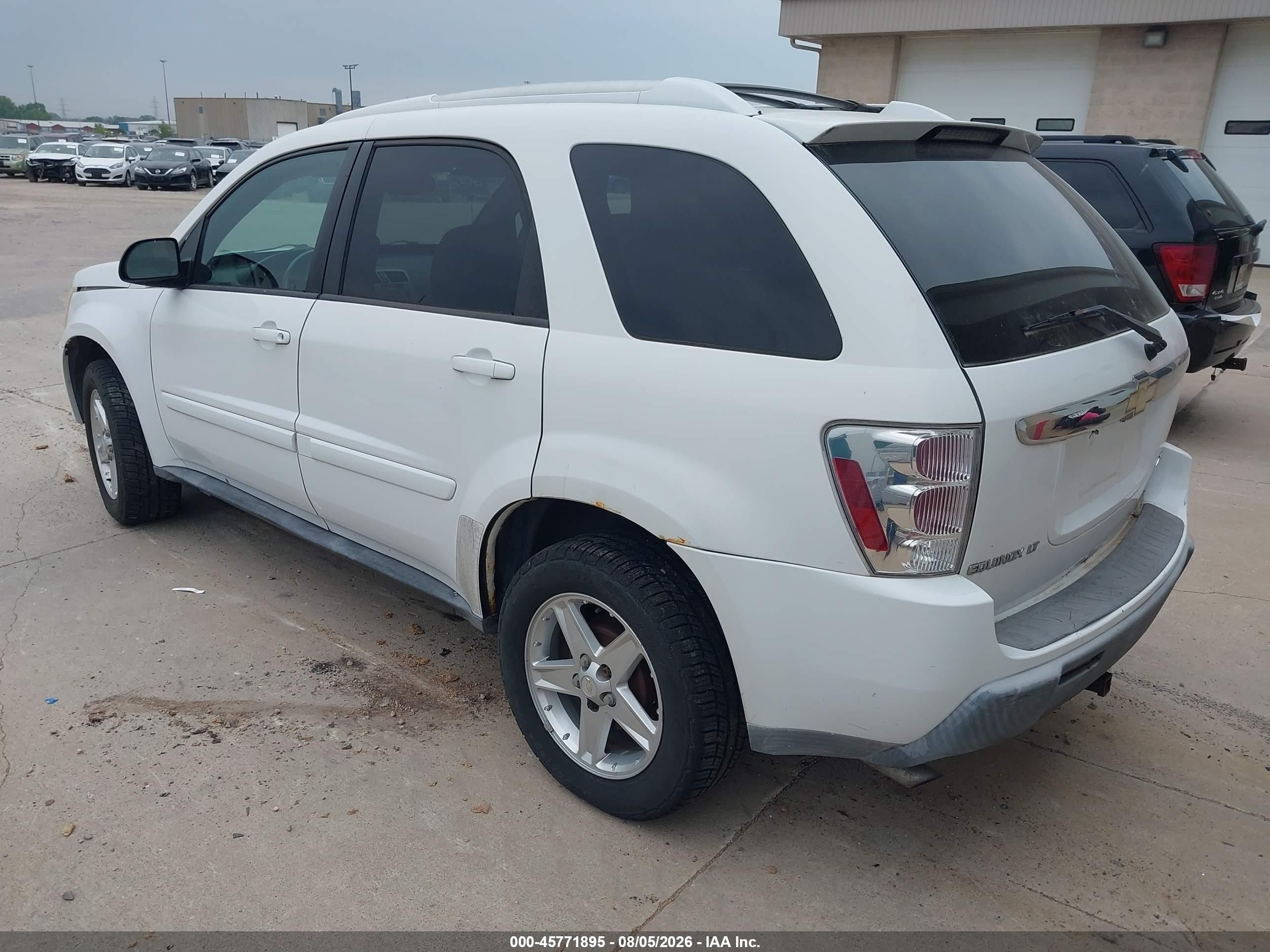 2005 Chevrolet Equinox Lt White vin: 2CNDL73F256054282