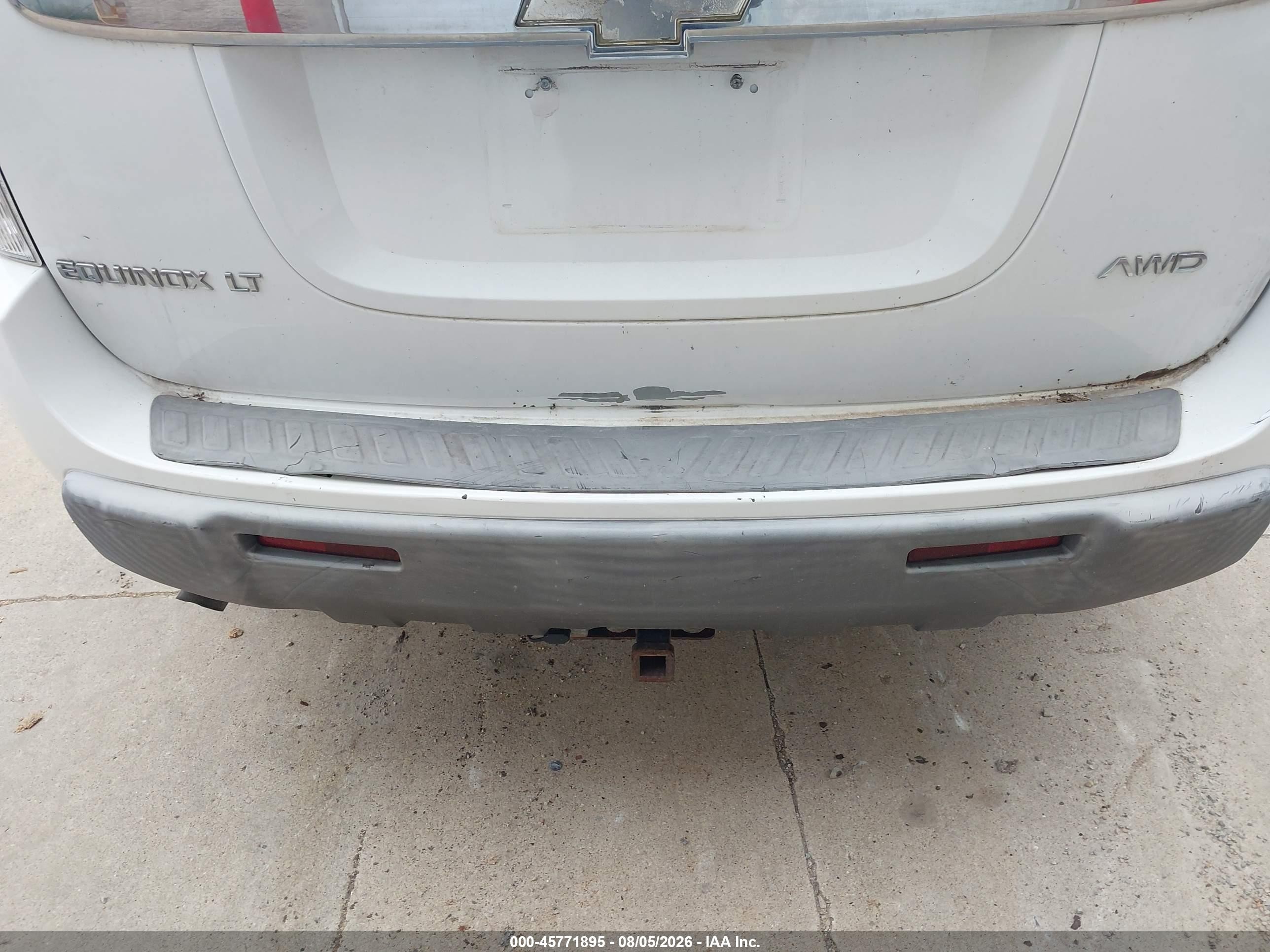 2005 Chevrolet Equinox Lt White vin: 2CNDL73F256054282