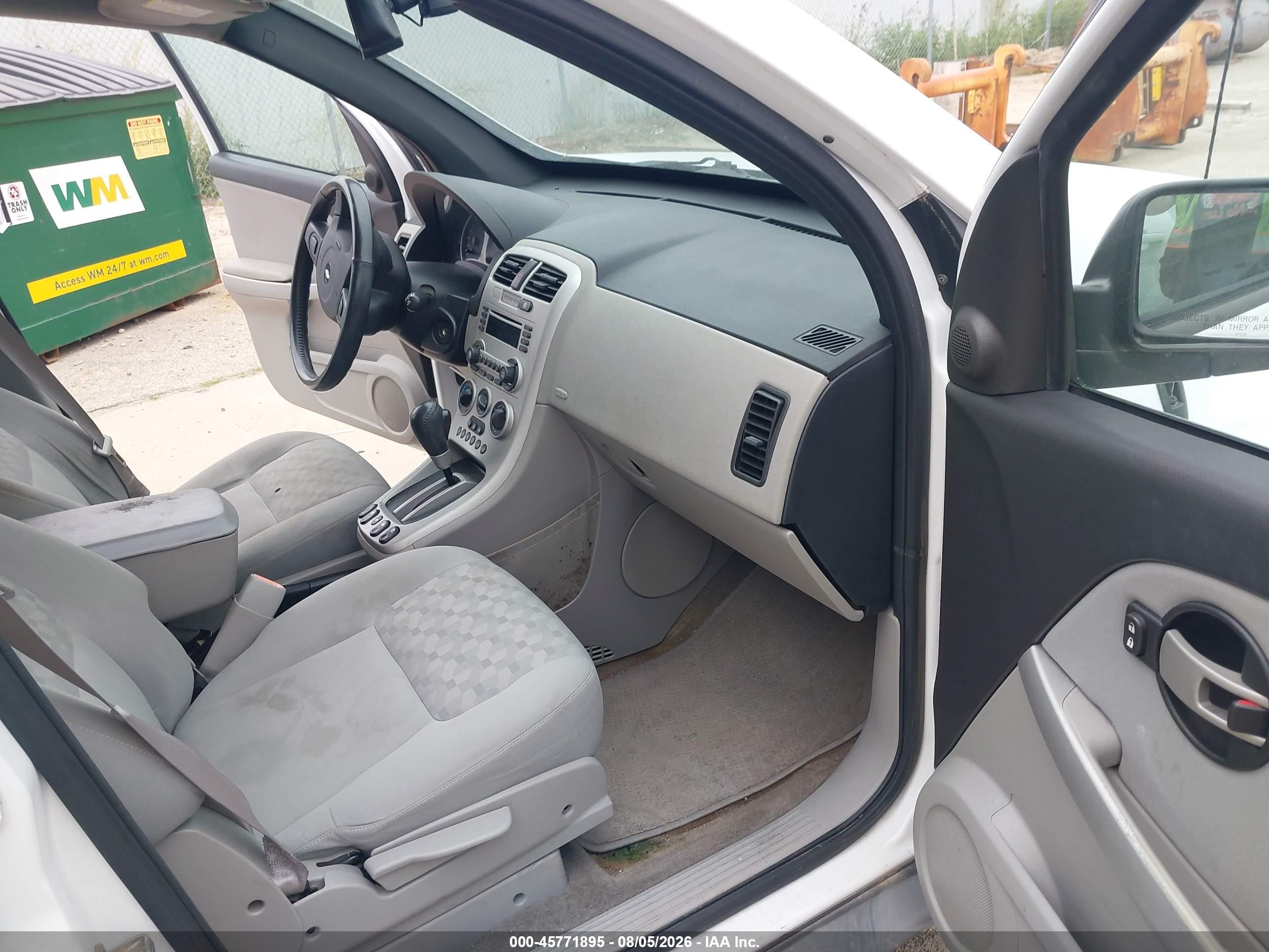 2005 Chevrolet Equinox Lt White vin: 2CNDL73F256054282