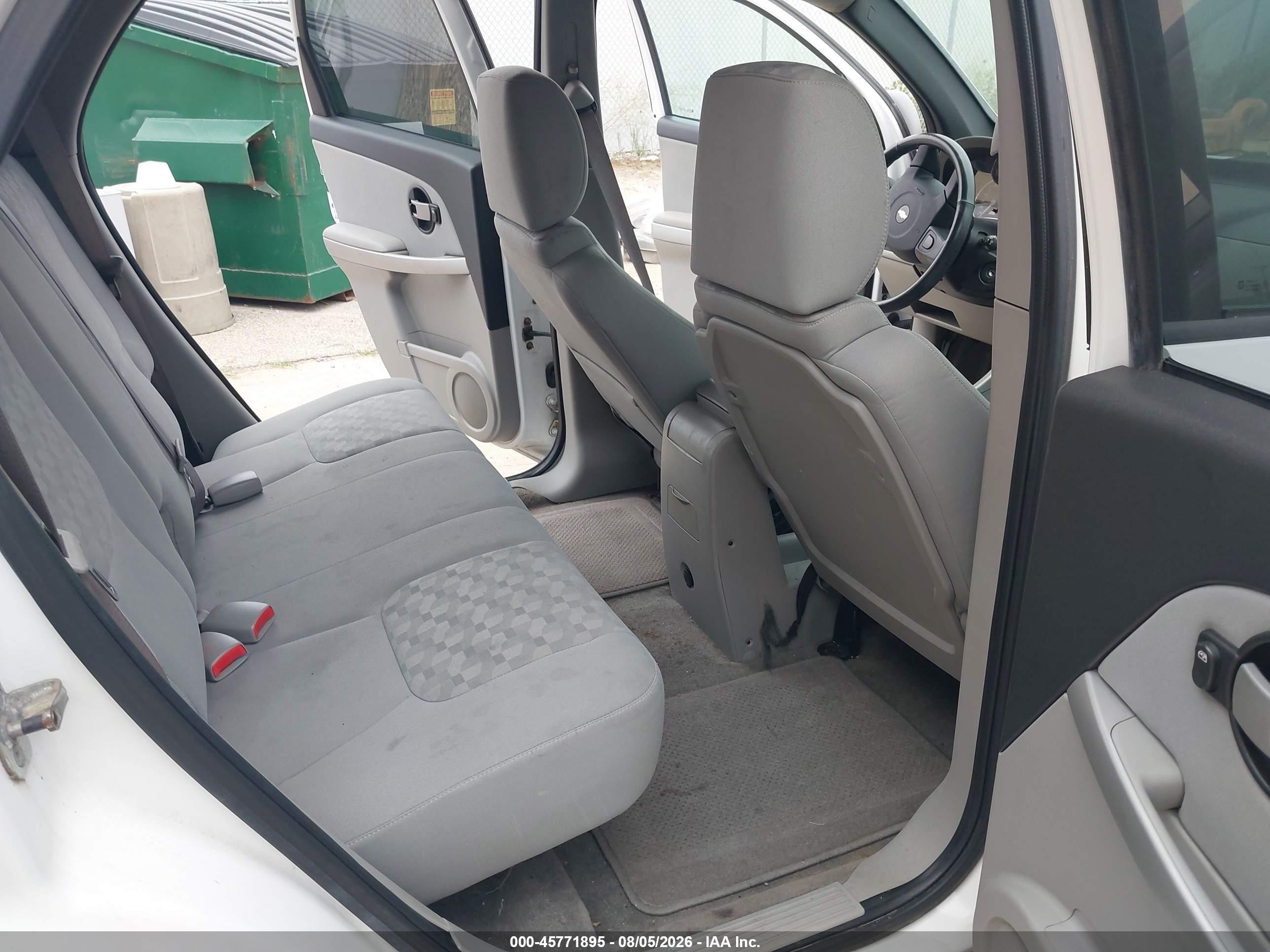 2005 Chevrolet Equinox Lt White vin: 2CNDL73F256054282