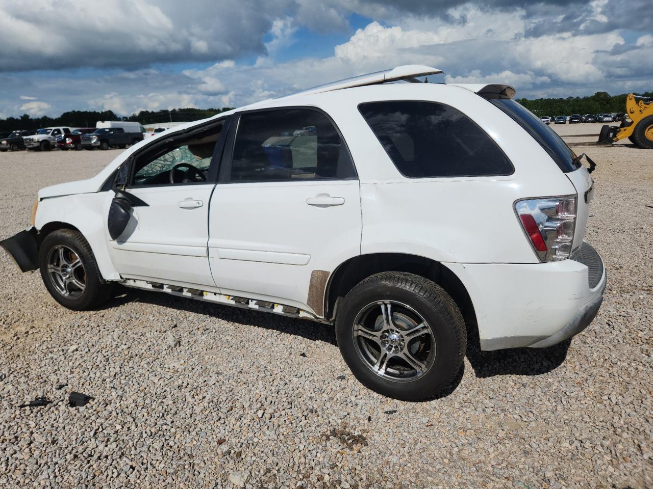 2005 Chevrolet Equinox Lt White vin: 2CNDL73F256058316