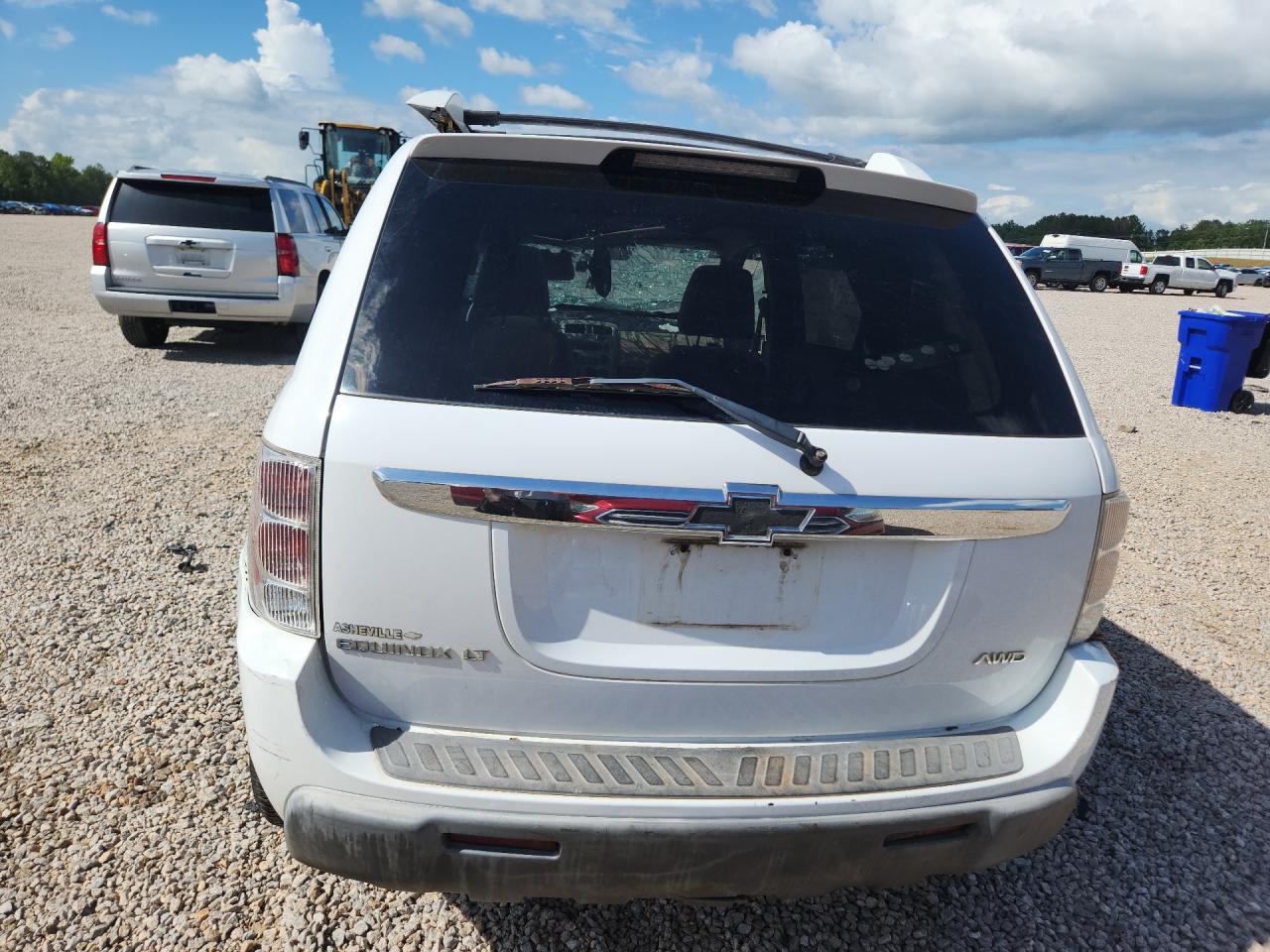 2005 Chevrolet Equinox Lt White vin: 2CNDL73F256058316