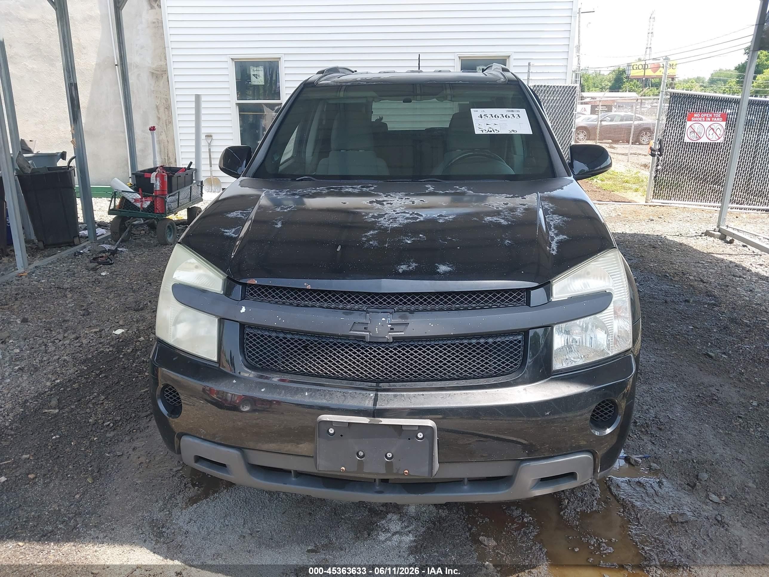 2007 Chevrolet Equinox Lt Black vin: 2CNDL73F276060134