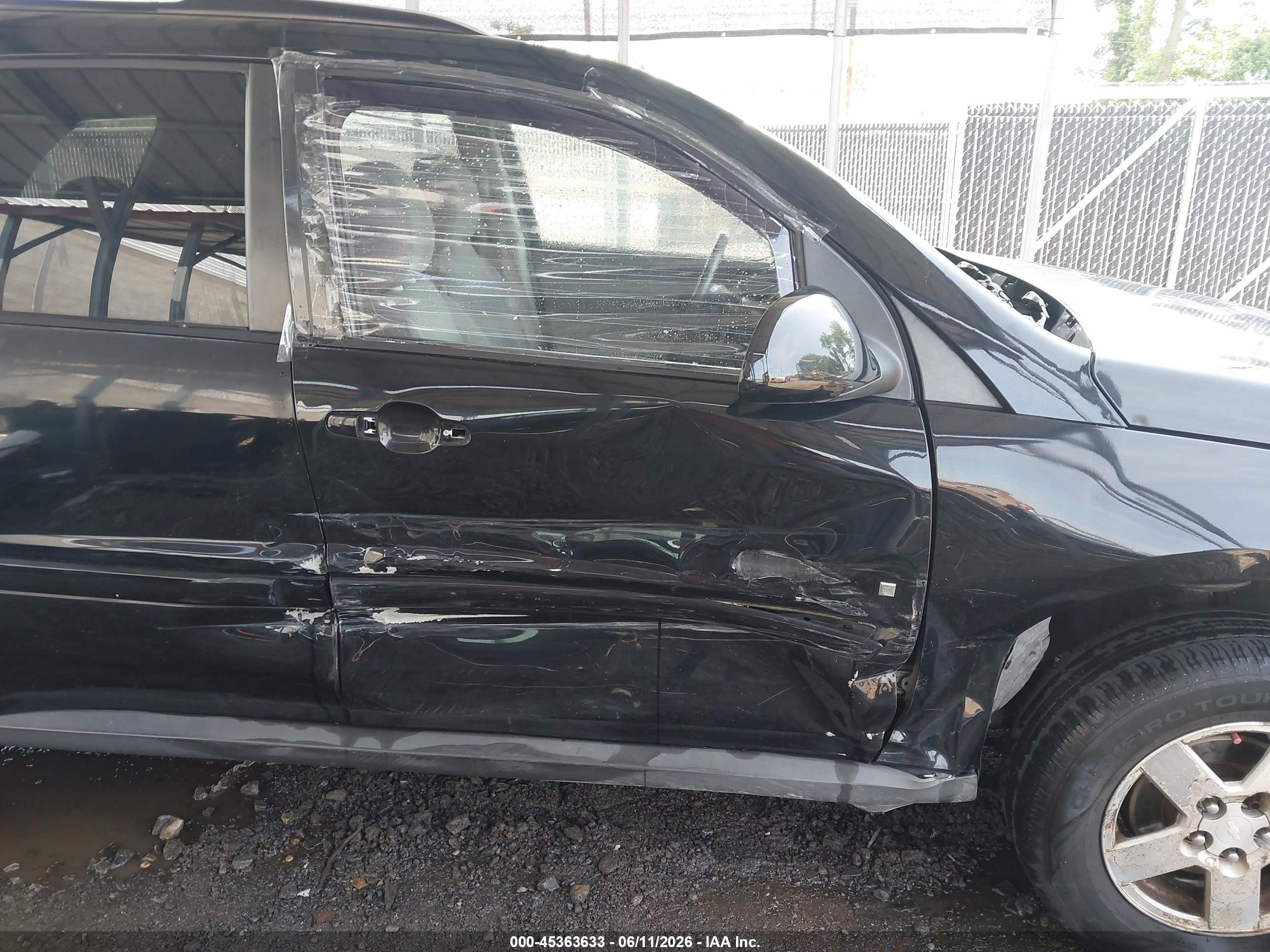 2007 Chevrolet Equinox Lt Black vin: 2CNDL73F276060134