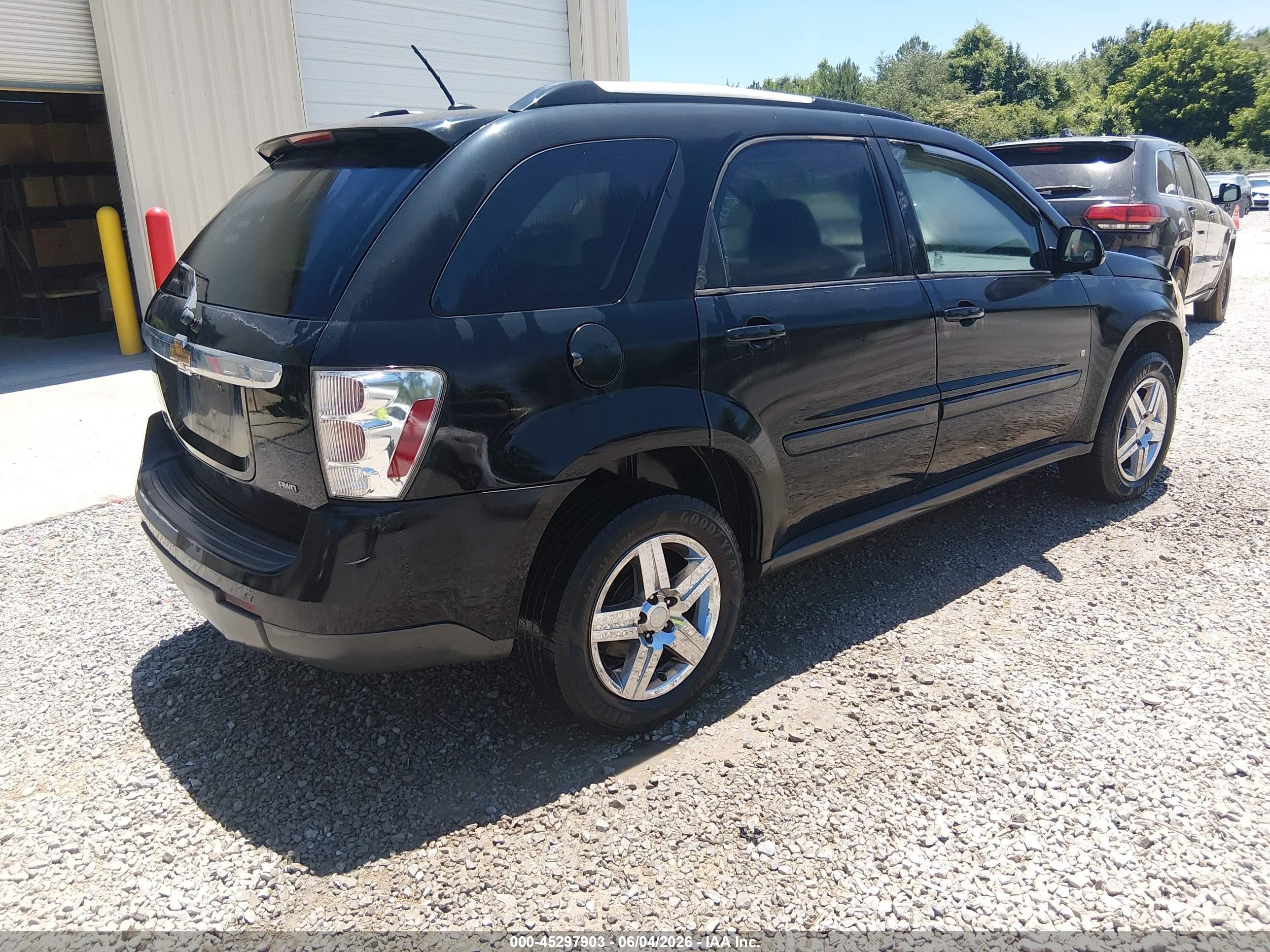 2007 Chevrolet Equinox Lt Black vin: 2CNDL73F276231481