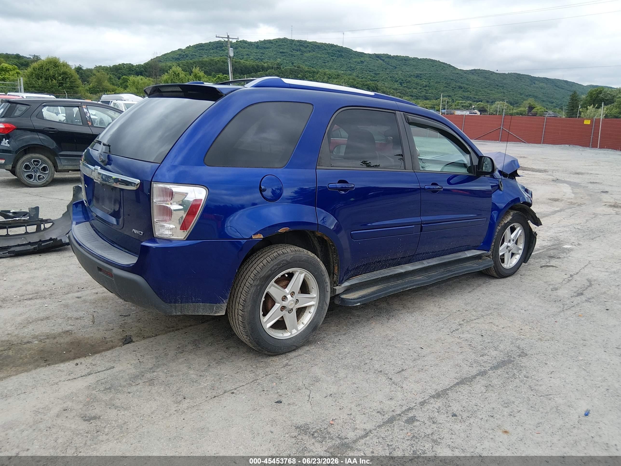 2005 Chevrolet Equinox Lt Blue vin: 2CNDL73F356130916