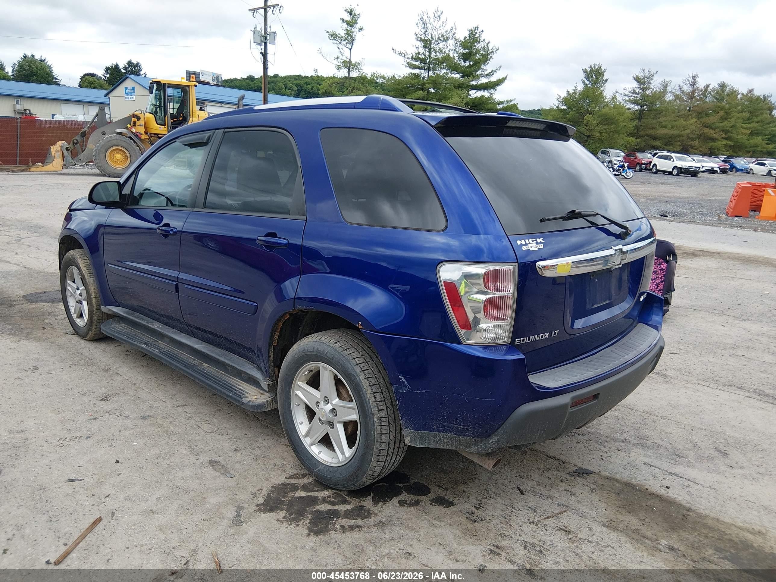 2005 Chevrolet Equinox Lt Blue vin: 2CNDL73F356130916