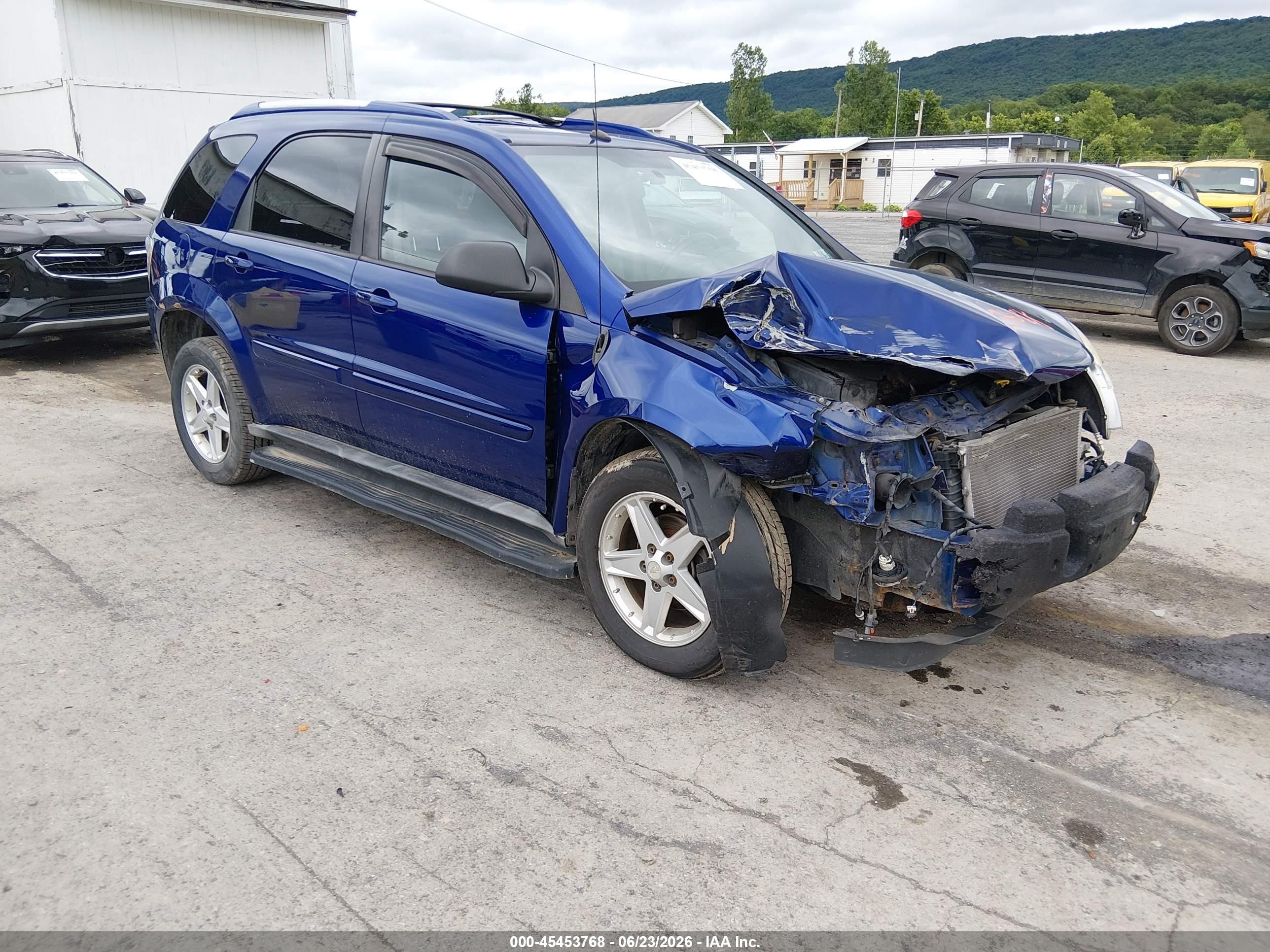2005 Chevrolet Equinox Lt Blue vin: 2CNDL73F356130916