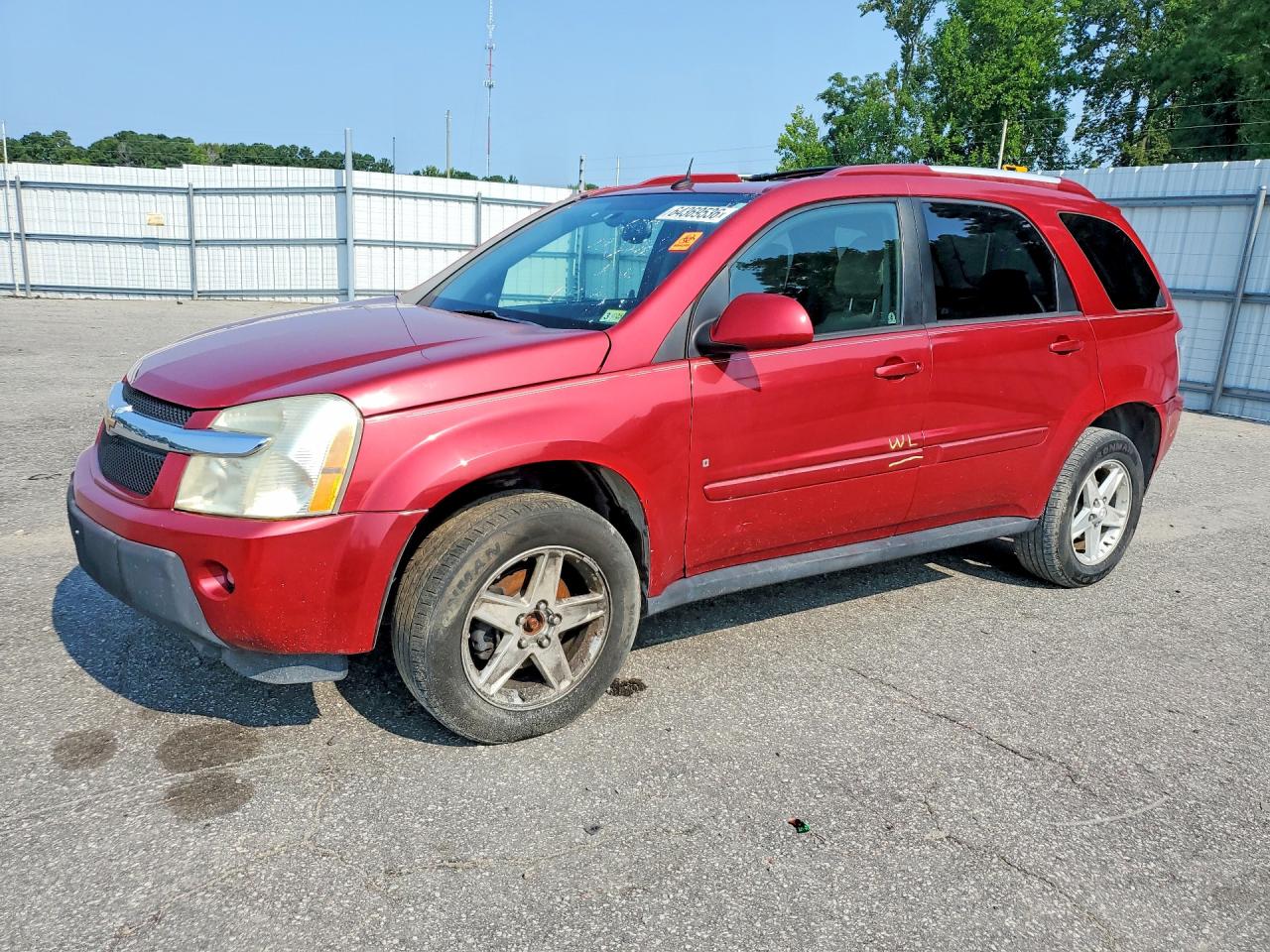 2006 Chevrolet Equinox Lt Красный vin: 2CNDL73F366013855