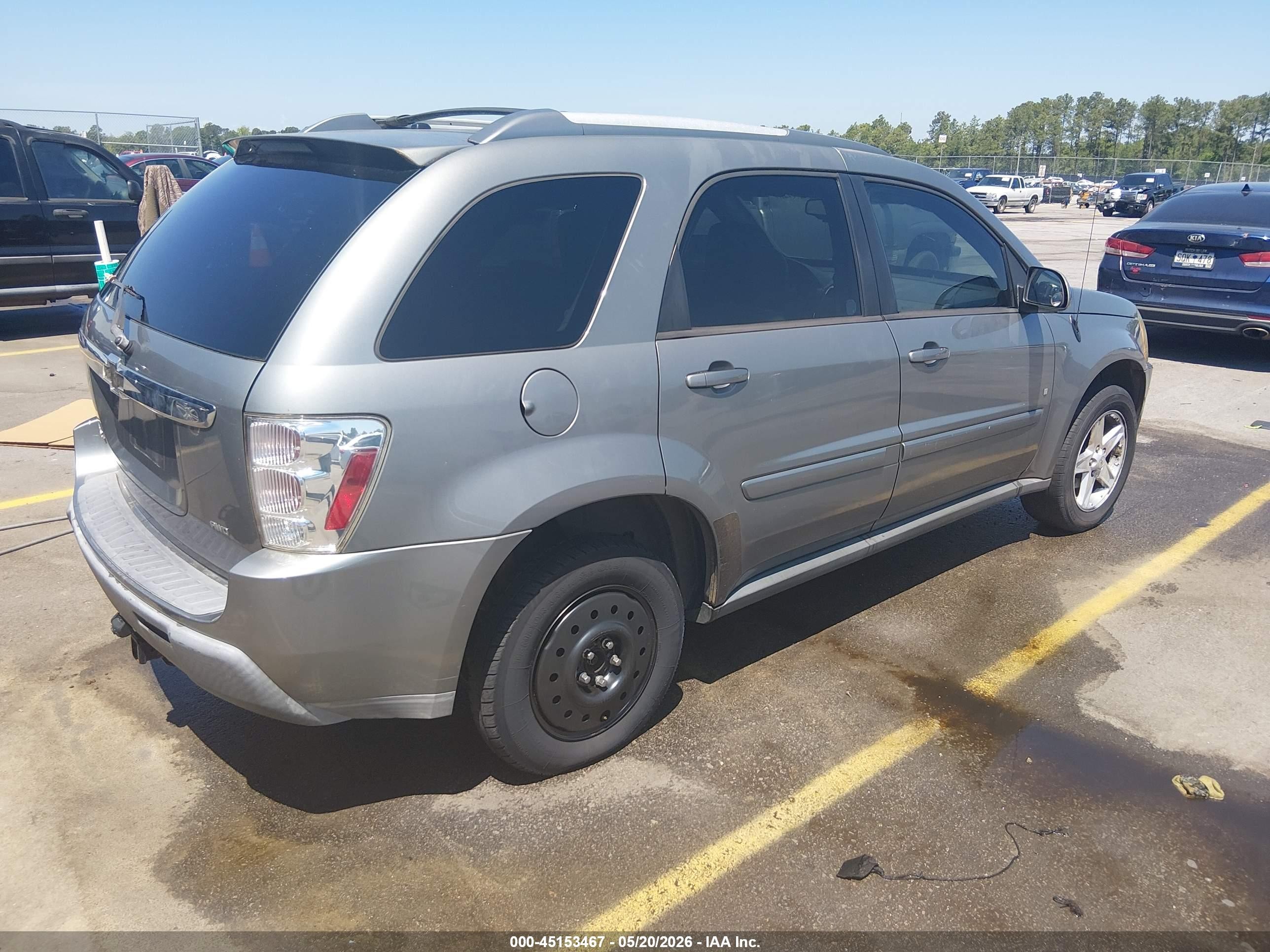 2006 Chevrolet Equinox Lt Gray vin: 2CNDL73F366146664