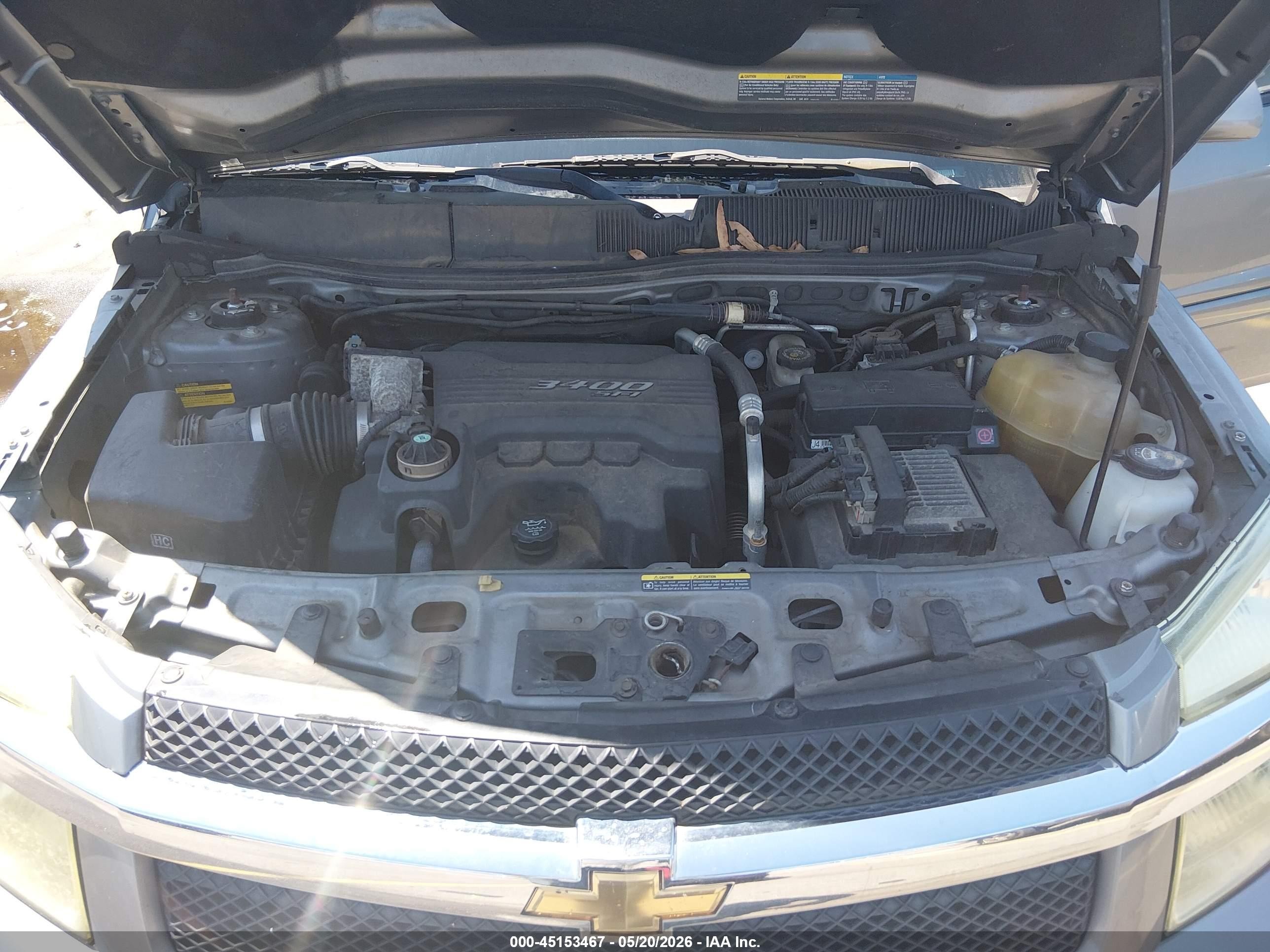 2006 Chevrolet Equinox Lt Gray vin: 2CNDL73F366146664