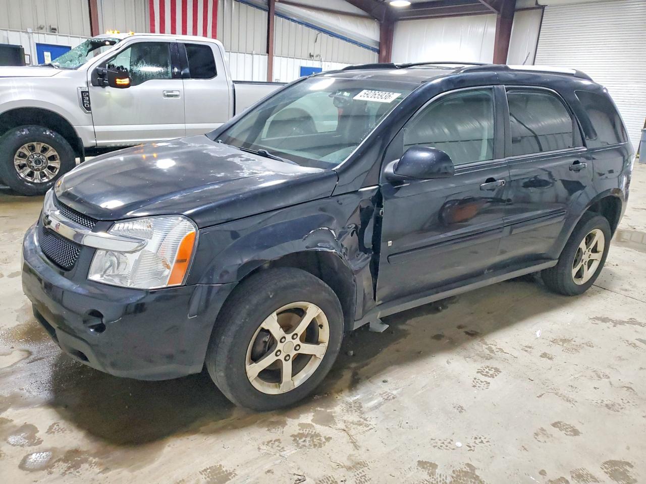 2007 Chevrolet Equinox Lt Black vin: 2CNDL73F376108398