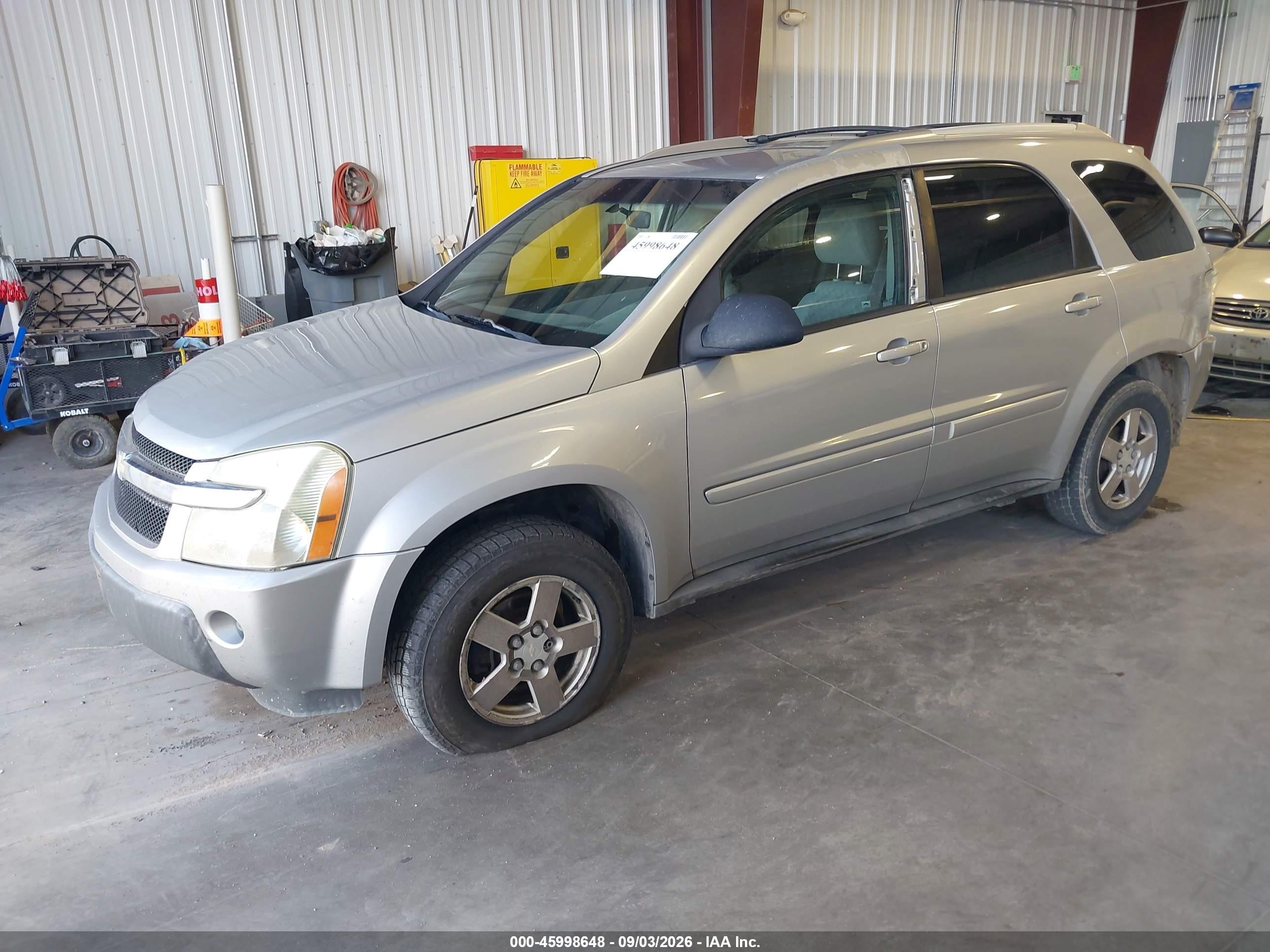 2005 Chevrolet Equinox Lt Silver vin: 2CNDL73F456098641