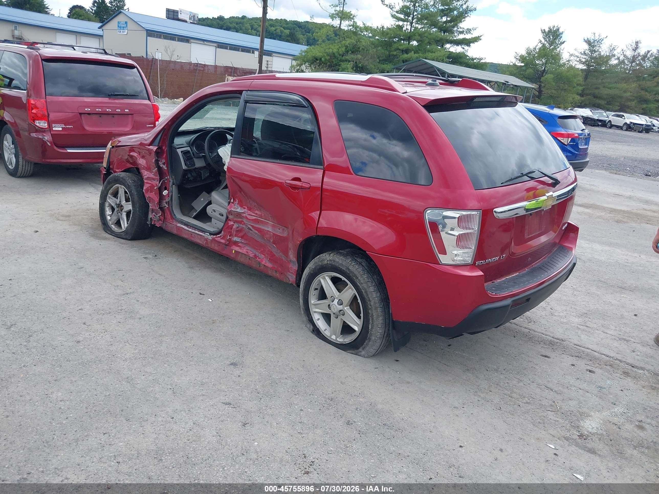 2005 Chevrolet Equinox Lt Красный vin: 2CNDL73F456181180
