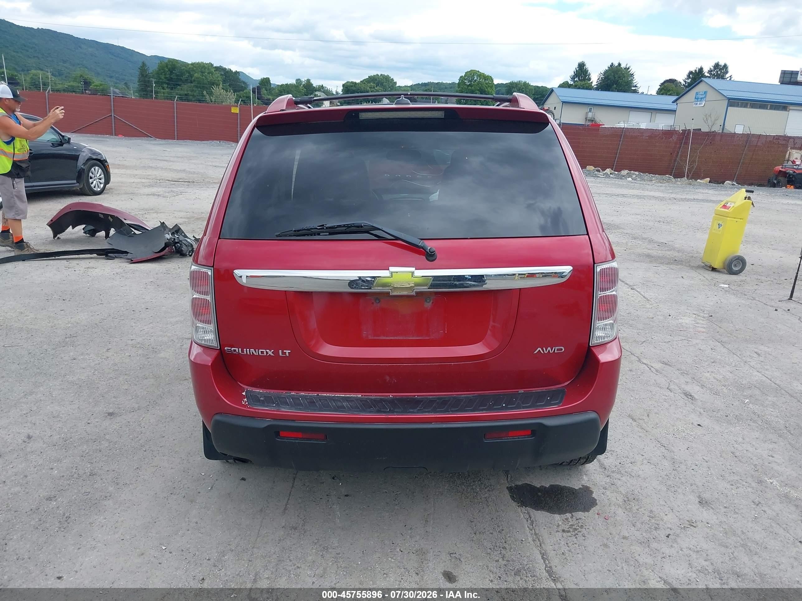 2005 Chevrolet Equinox Lt Красный vin: 2CNDL73F456181180