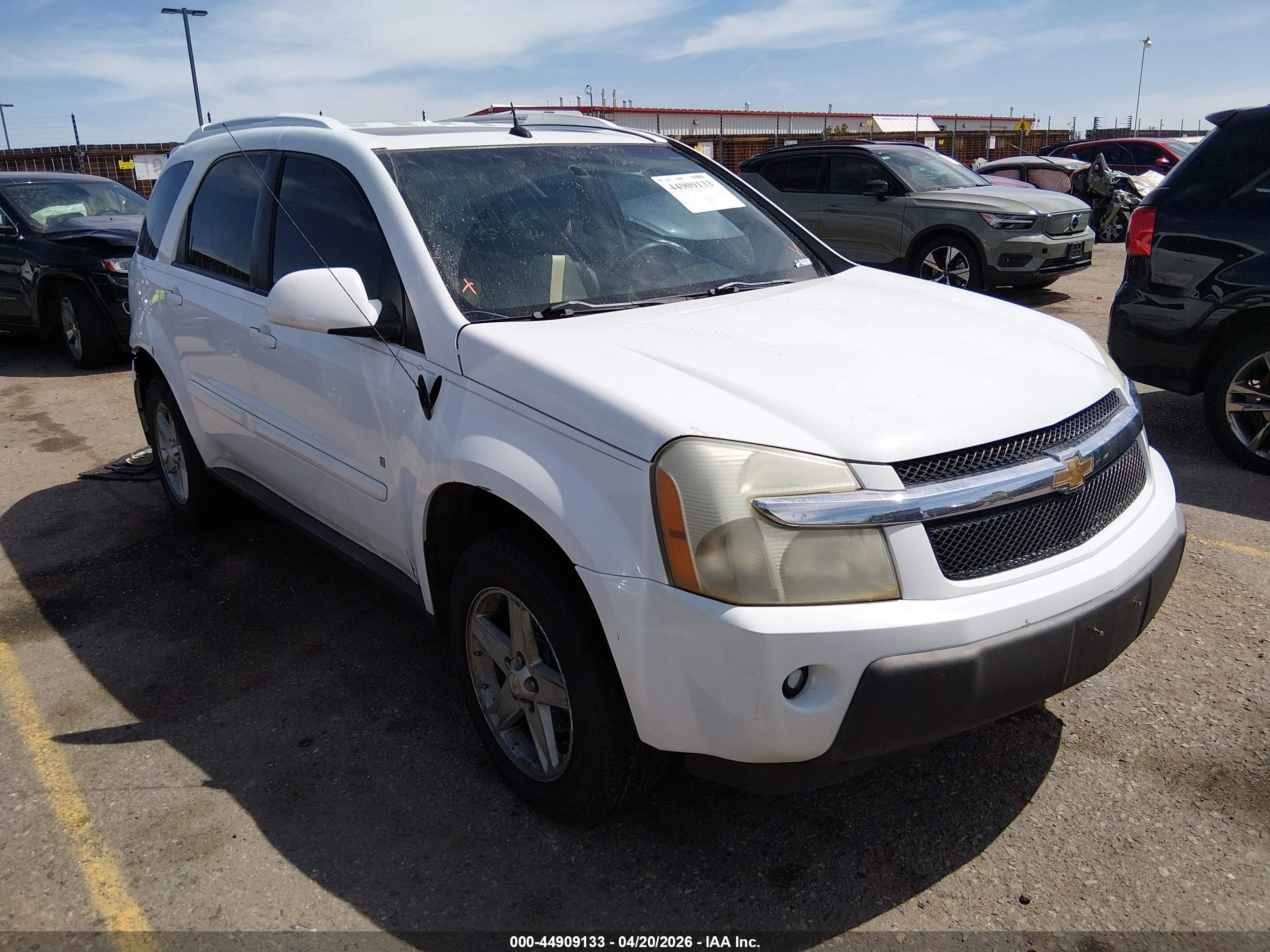 2006 Chevrolet Equinox Lt White vin: 2CNDL73F566050969