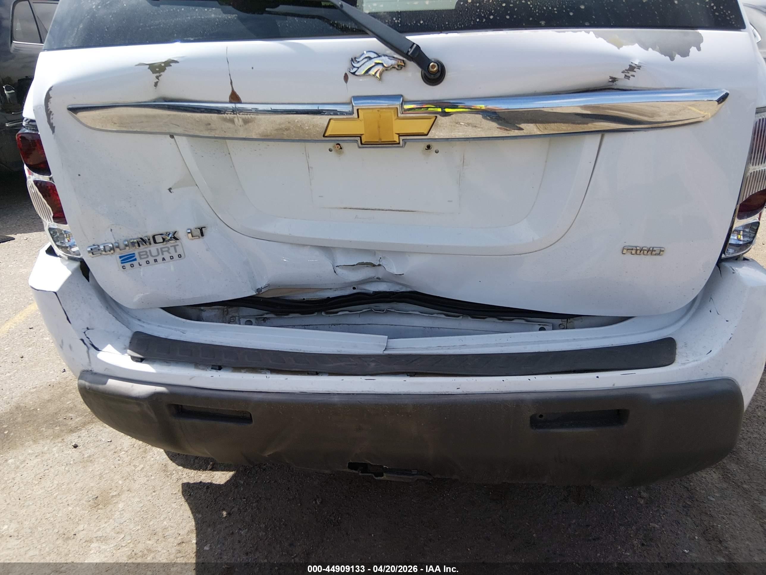 2006 Chevrolet Equinox Lt White vin: 2CNDL73F566050969