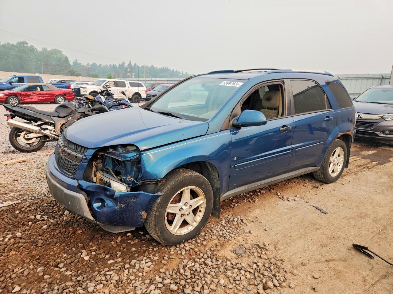 2006 Chevrolet Equinox Lt Бирюзовый vin: 2CNDL73F566146701