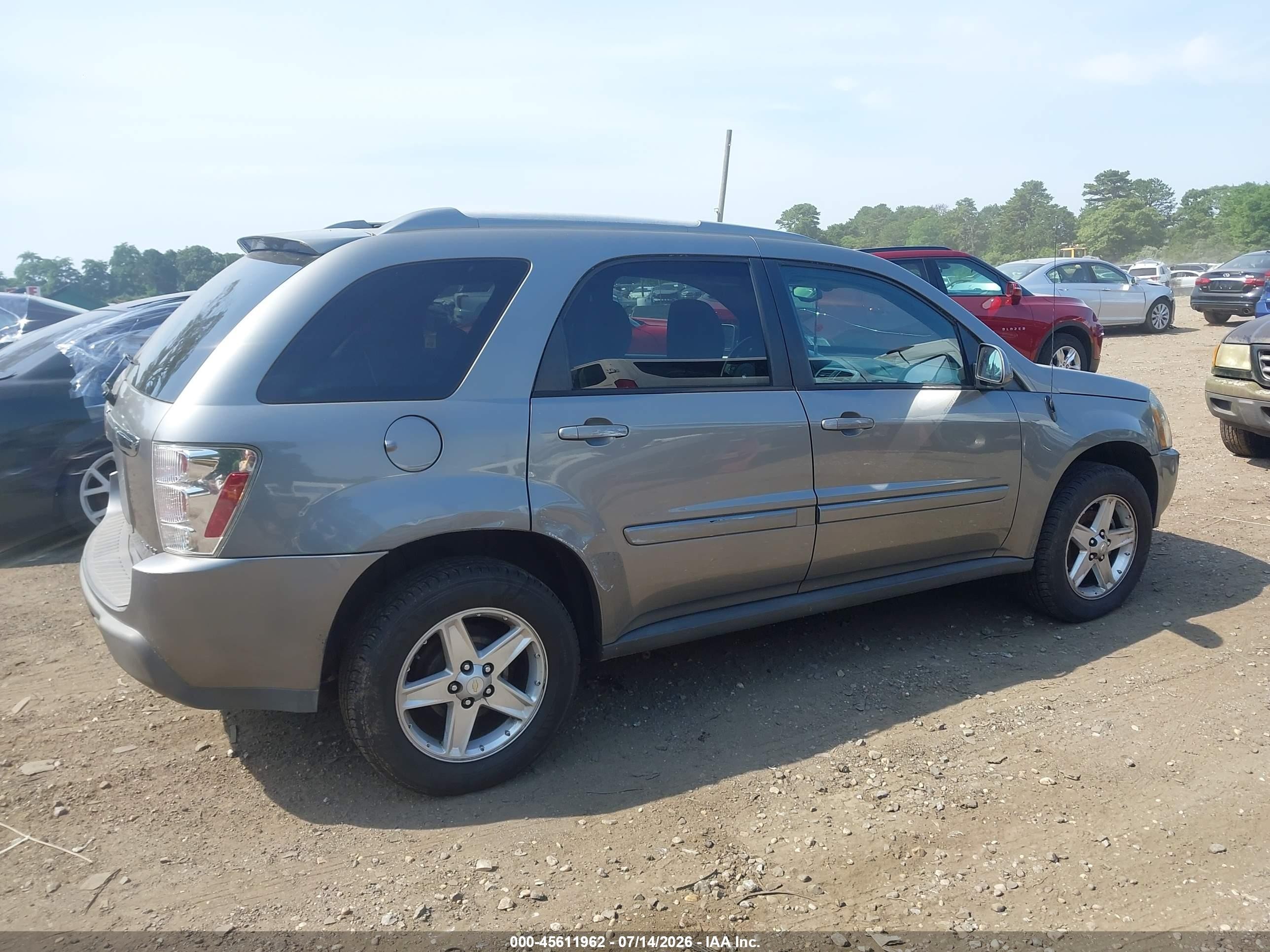2006 Chevrolet Equinox Lt Gray vin: 2CNDL73F566185983