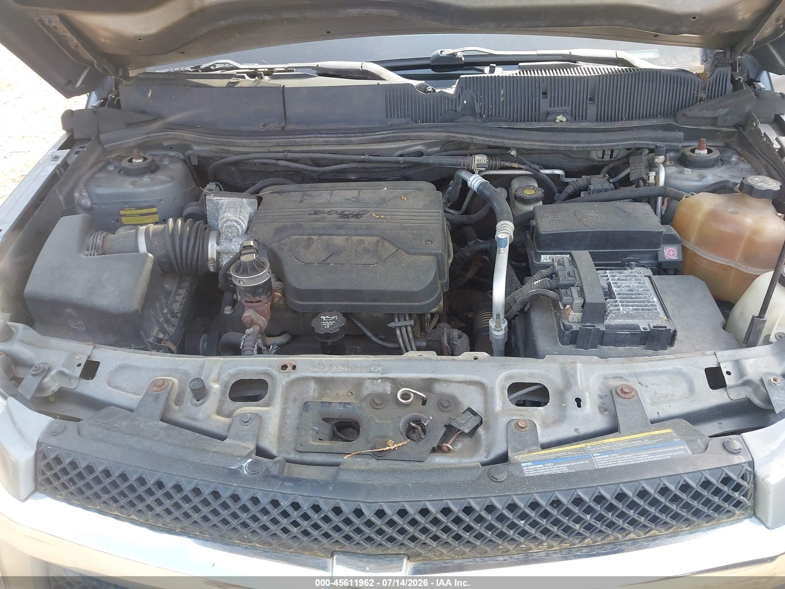 2006 Chevrolet Equinox Lt Gray vin: 2CNDL73F566185983