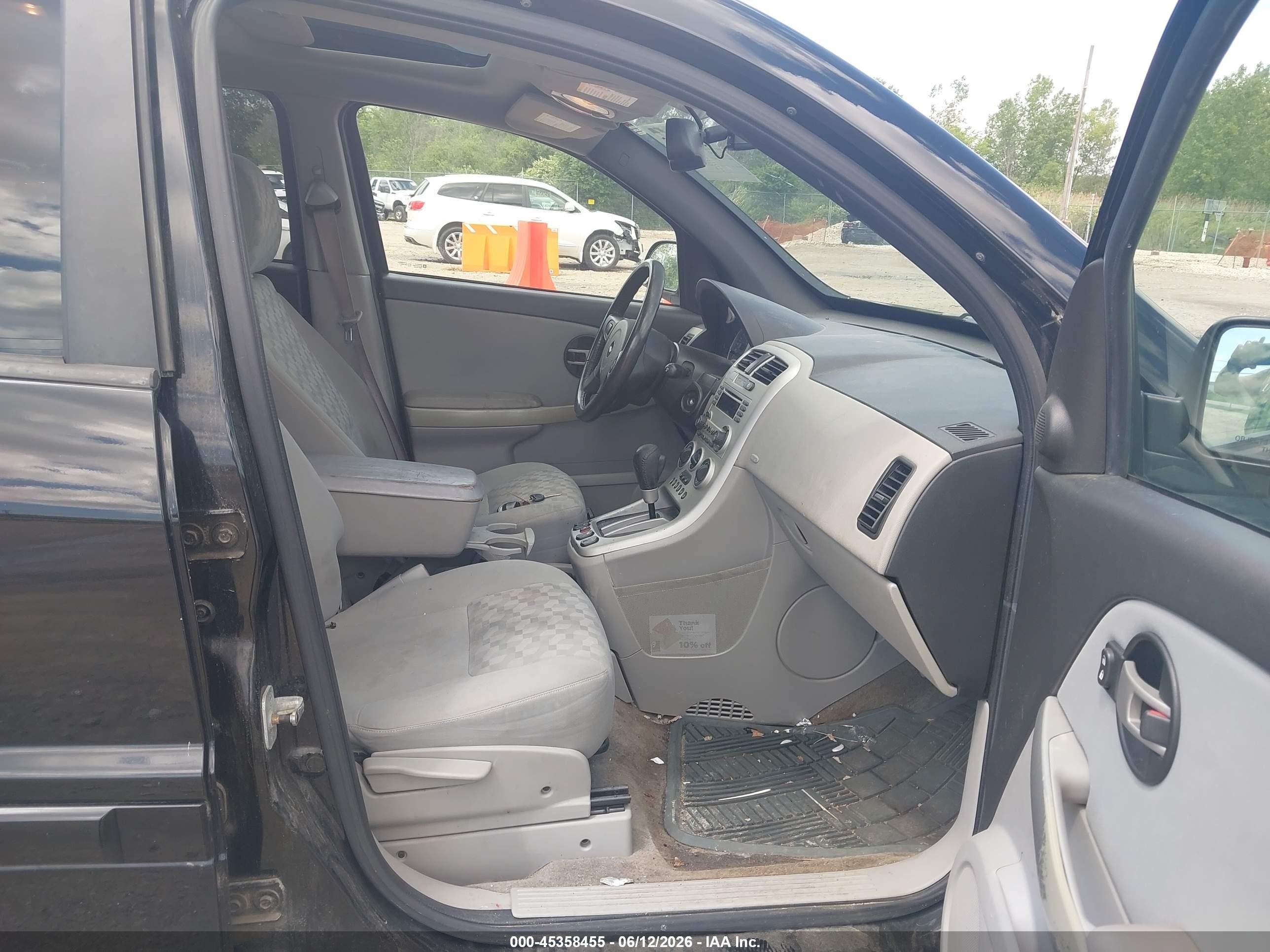 2005 Chevrolet Equinox Lt Black vin: 2CNDL73F656054348