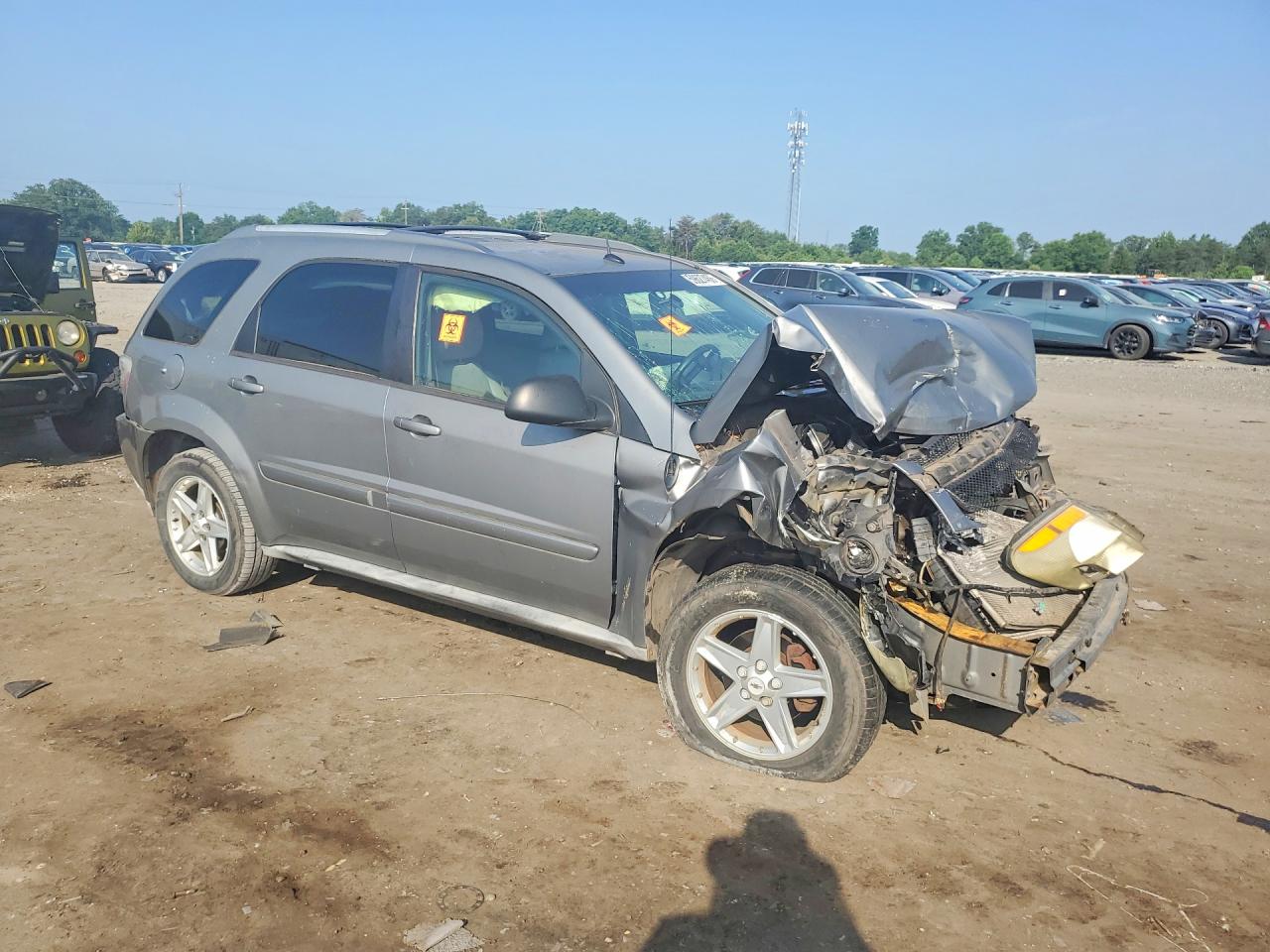 2005 Chevrolet Equinox Lt Gray vin: 2CNDL73F656173064