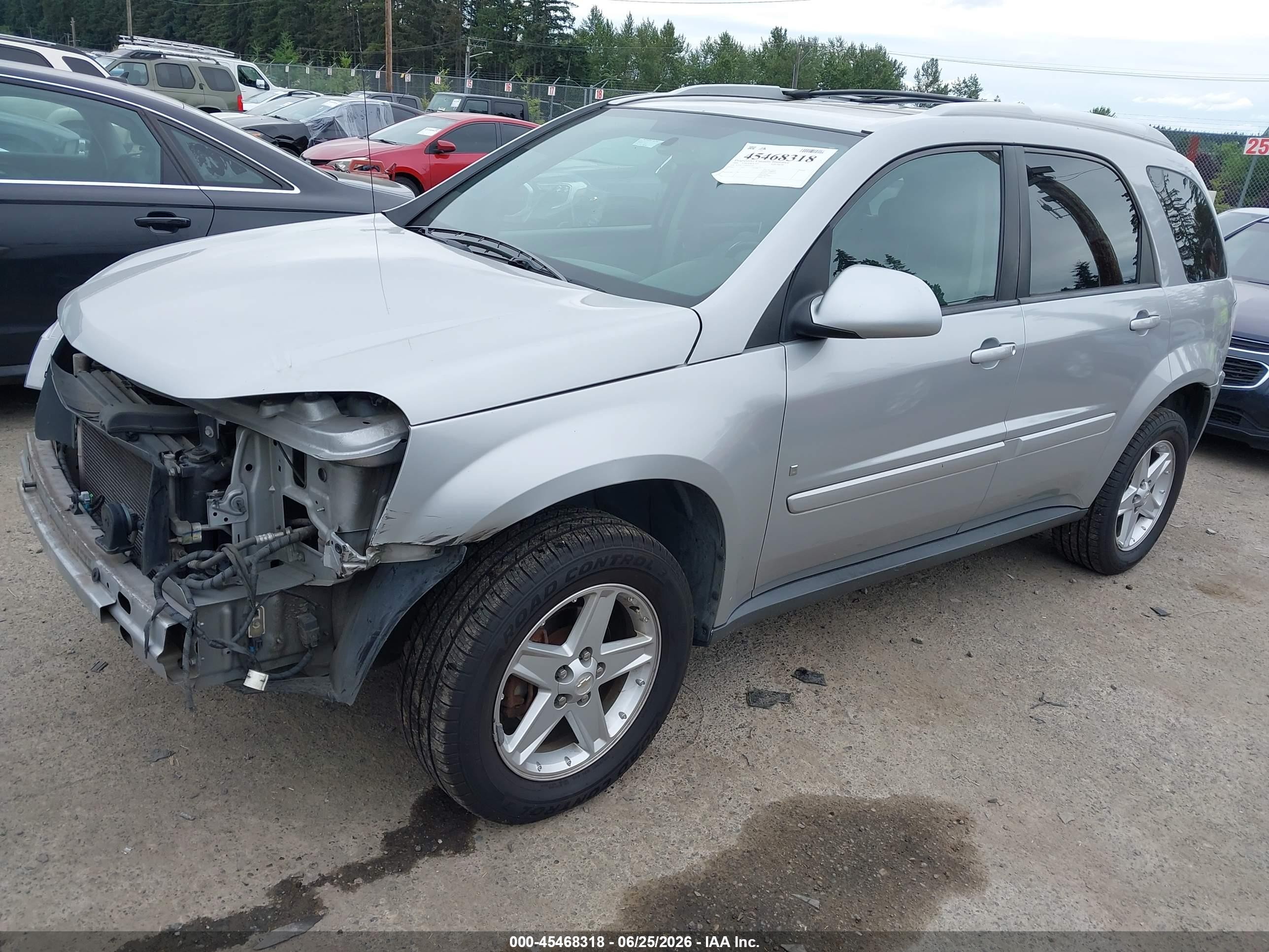2006 Chevrolet Equinox Lt Silver vin: 2CNDL73F666030150