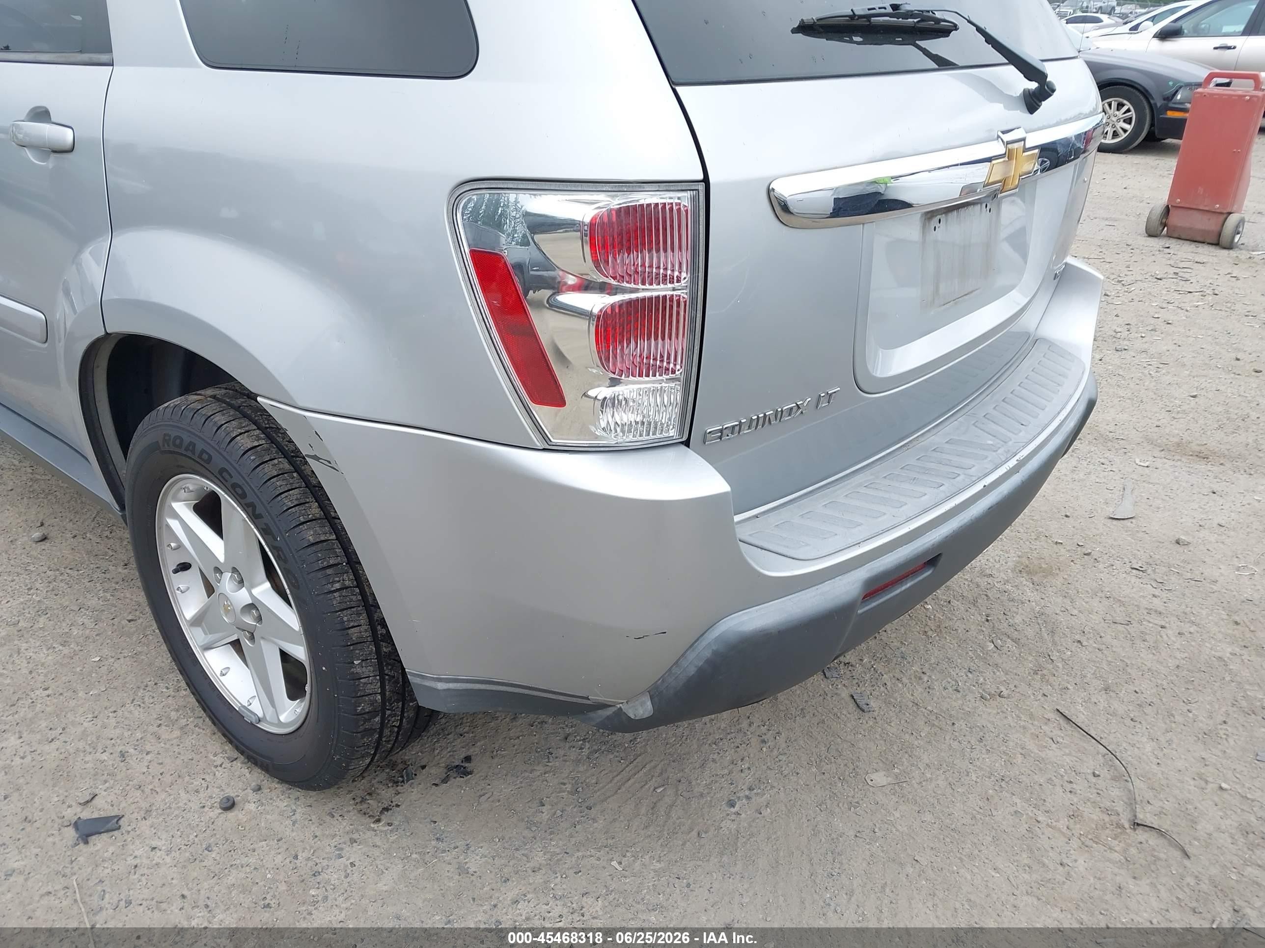2006 Chevrolet Equinox Lt Silver vin: 2CNDL73F666030150