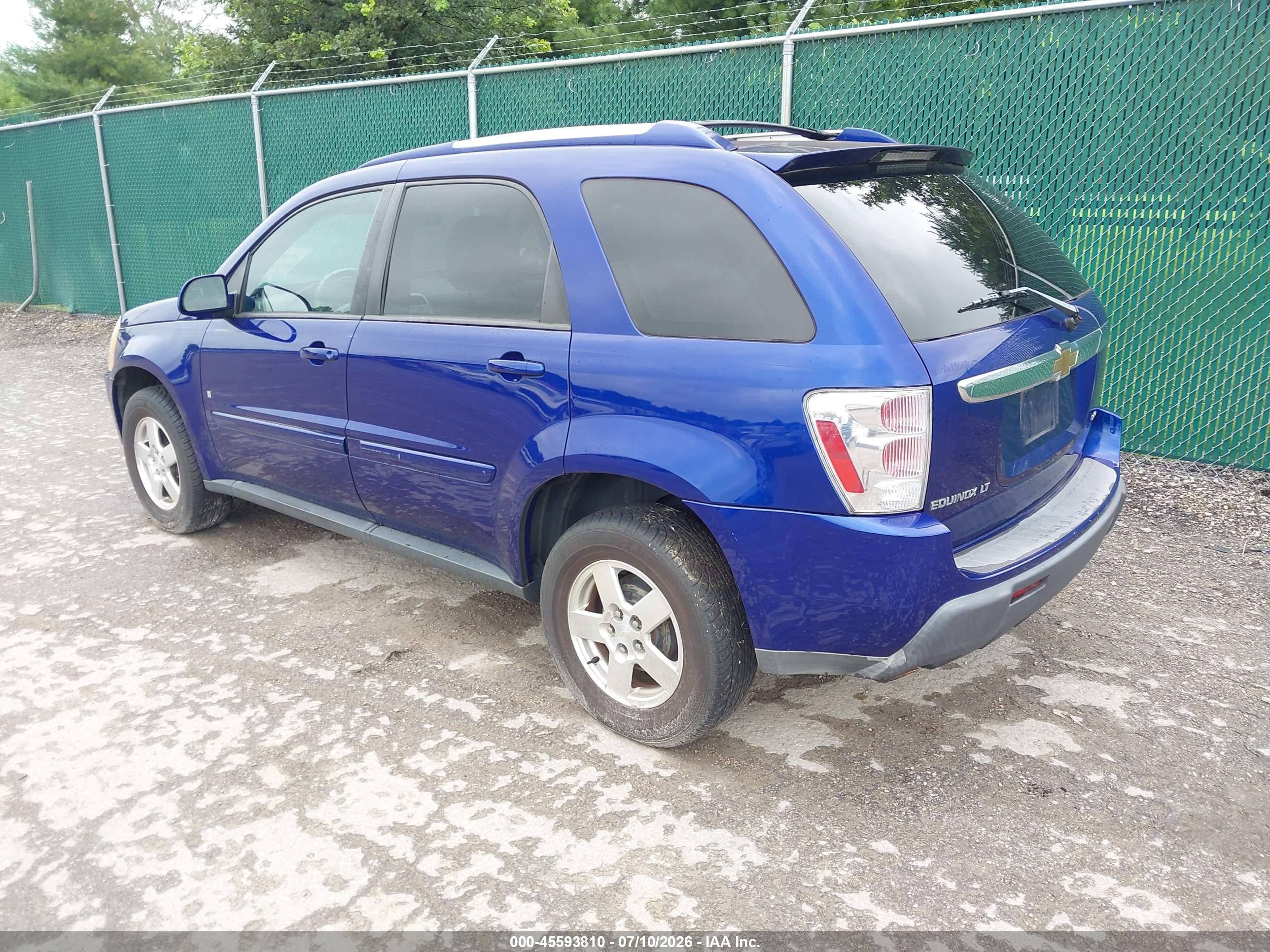 2006 Chevrolet Equinox Lt Blue vin: 2CNDL73F666131821