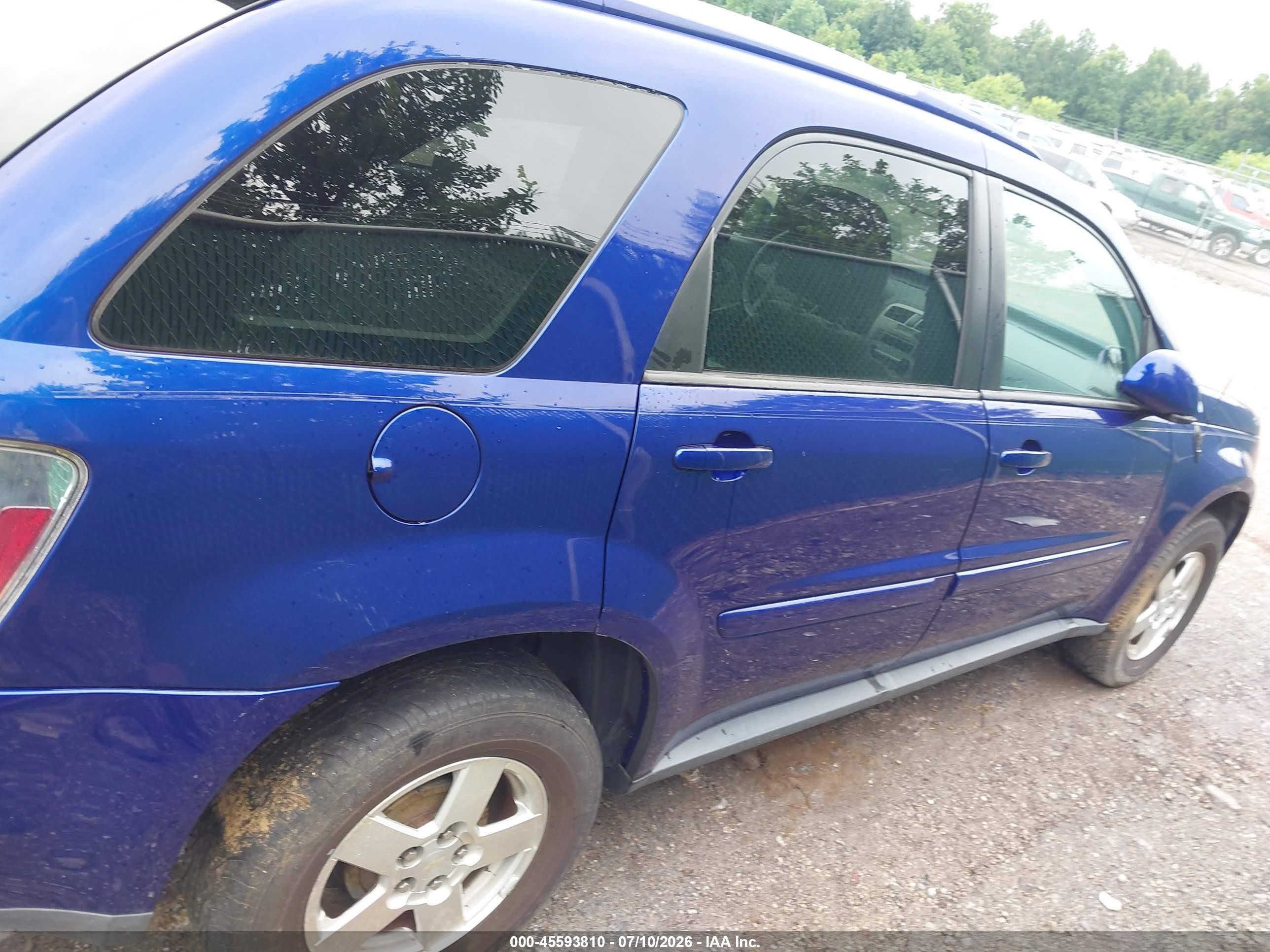 2006 Chevrolet Equinox Lt Blue vin: 2CNDL73F666131821