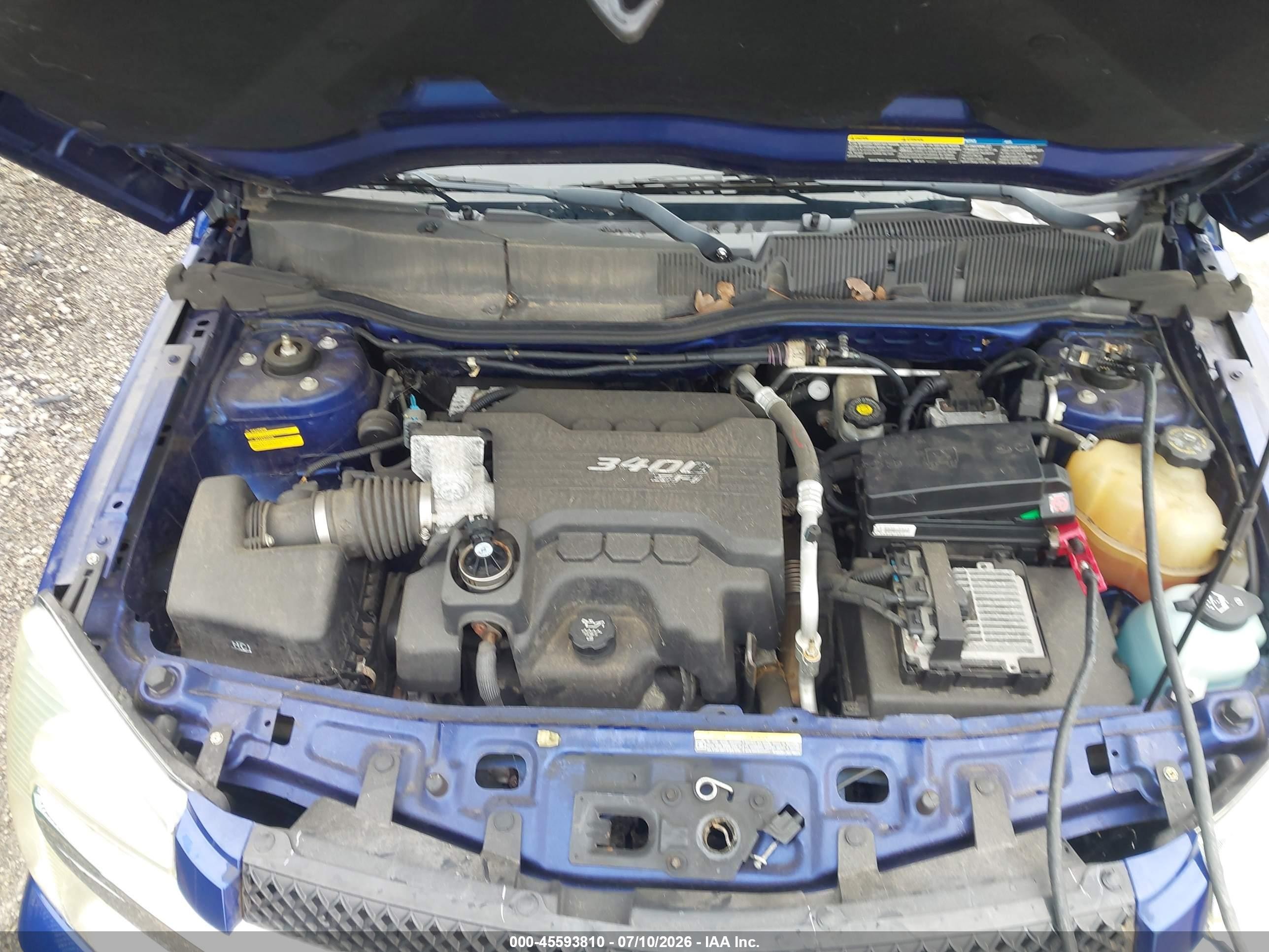 2006 Chevrolet Equinox Lt Blue vin: 2CNDL73F666131821