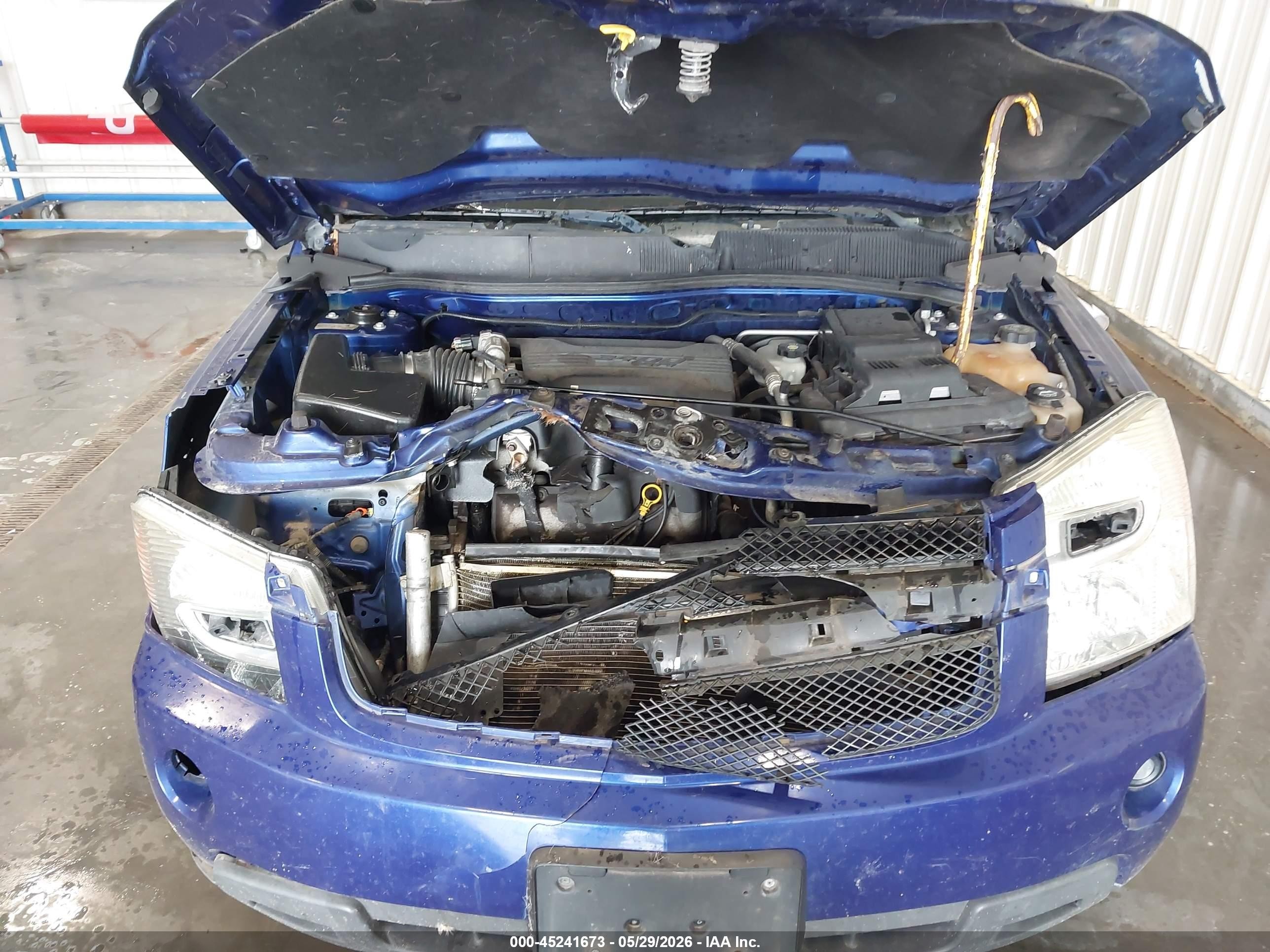 2007 Chevrolet Equinox Lt Blue vin: 2CNDL73F676026780
