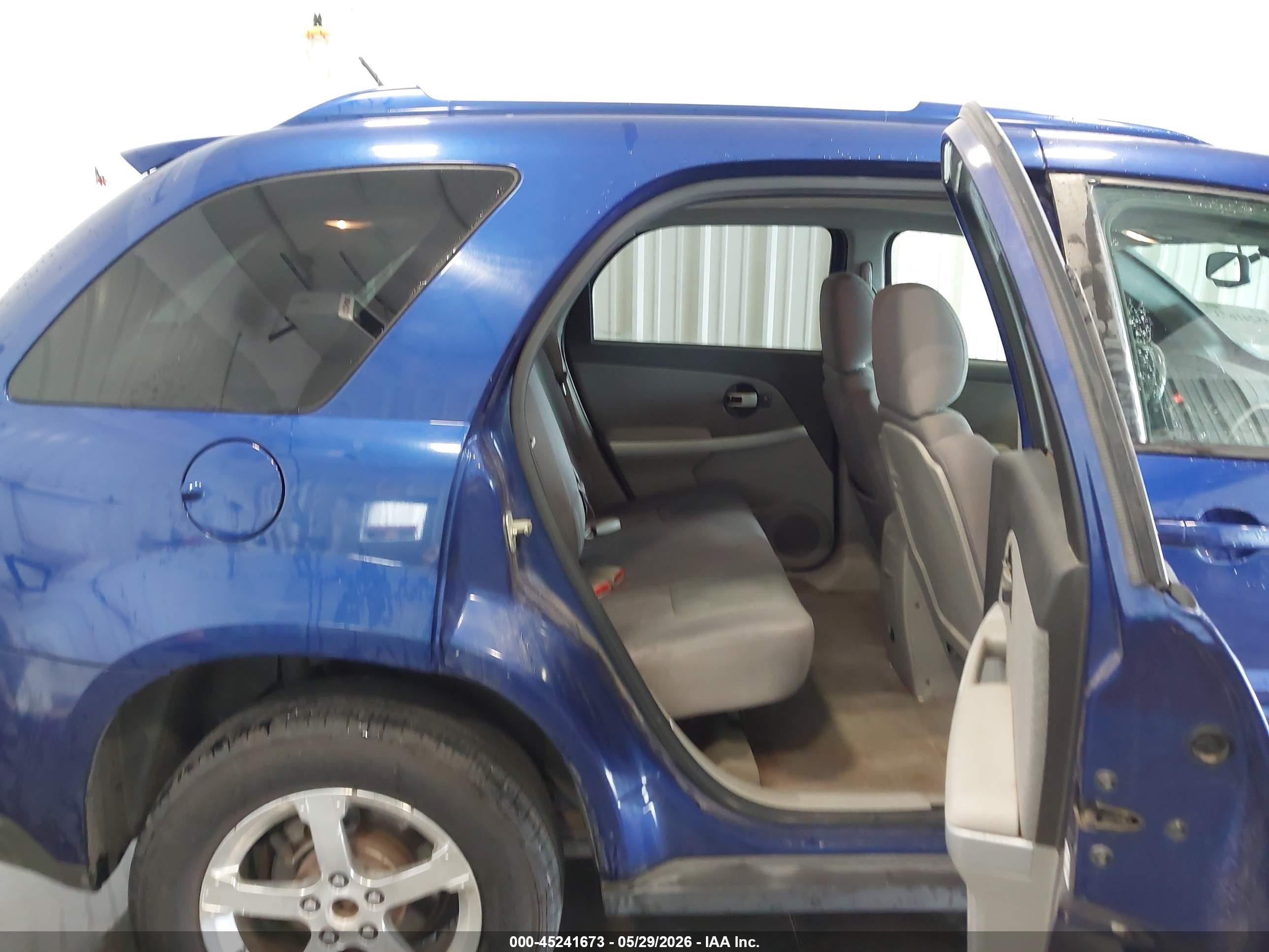 2007 Chevrolet Equinox Lt Blue vin: 2CNDL73F676026780