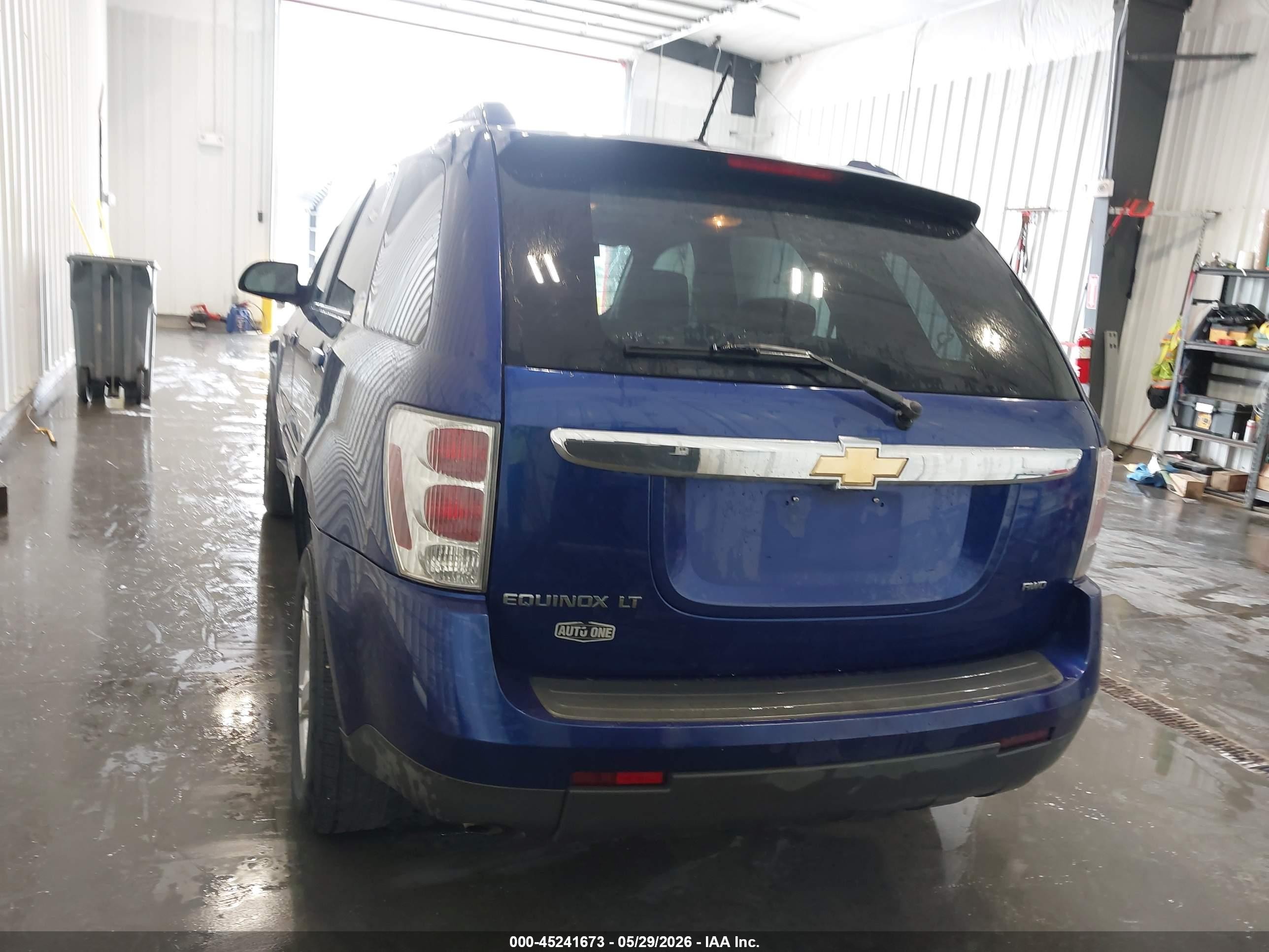 2007 Chevrolet Equinox Lt Blue vin: 2CNDL73F676026780