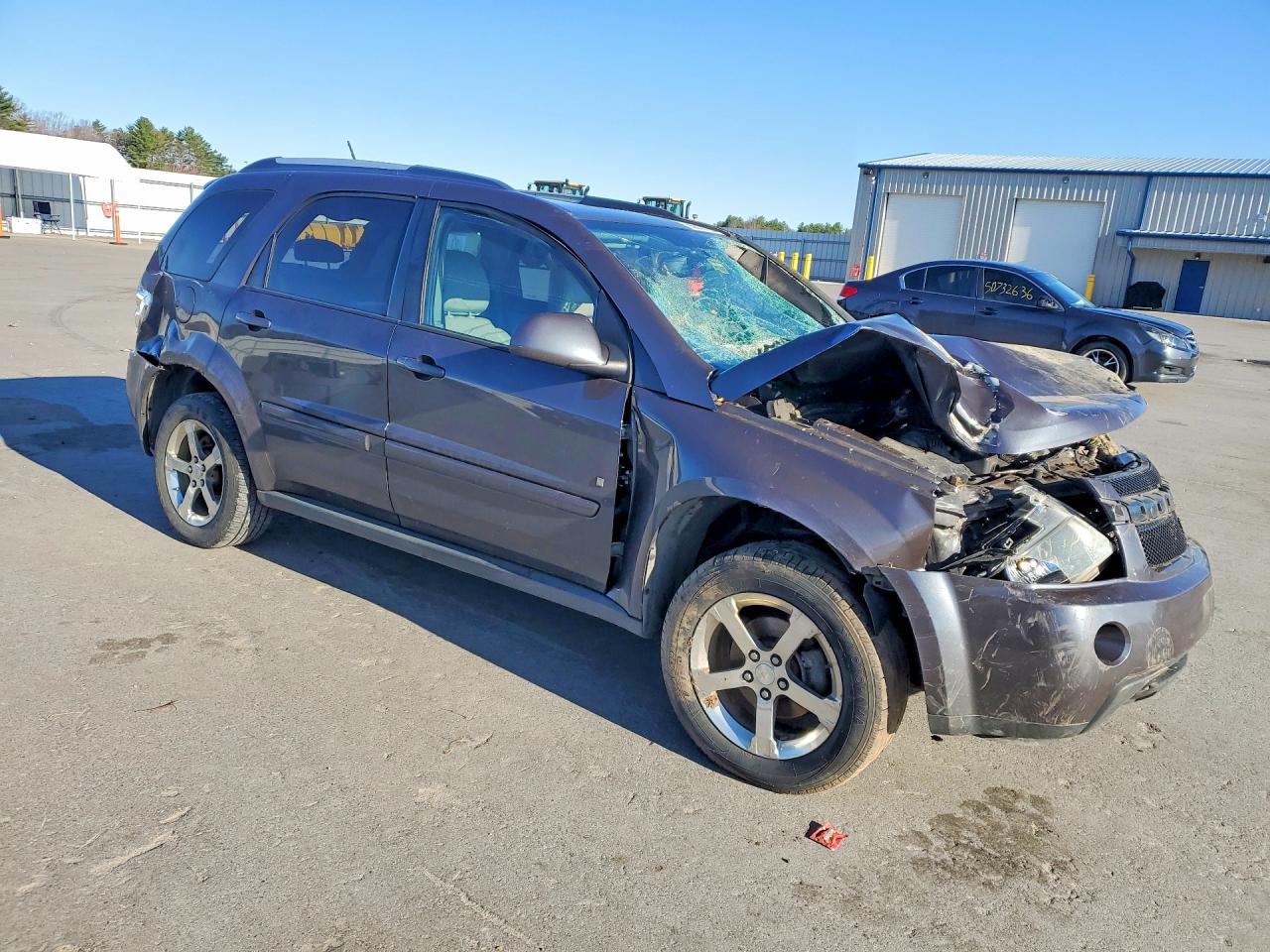 2007 Chevrolet Equinox Lt Charcoal vin: 2CNDL73F676048178