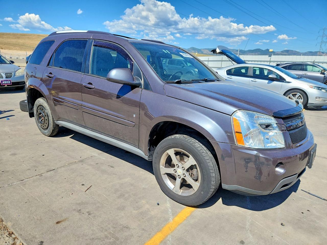 2007 Chevrolet Equinox Lt Gray vin: 2CNDL73F676075736