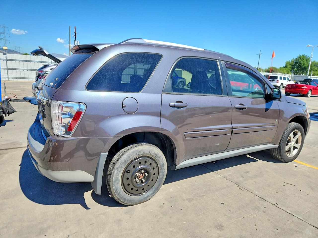 2007 Chevrolet Equinox Lt Gray vin: 2CNDL73F676075736