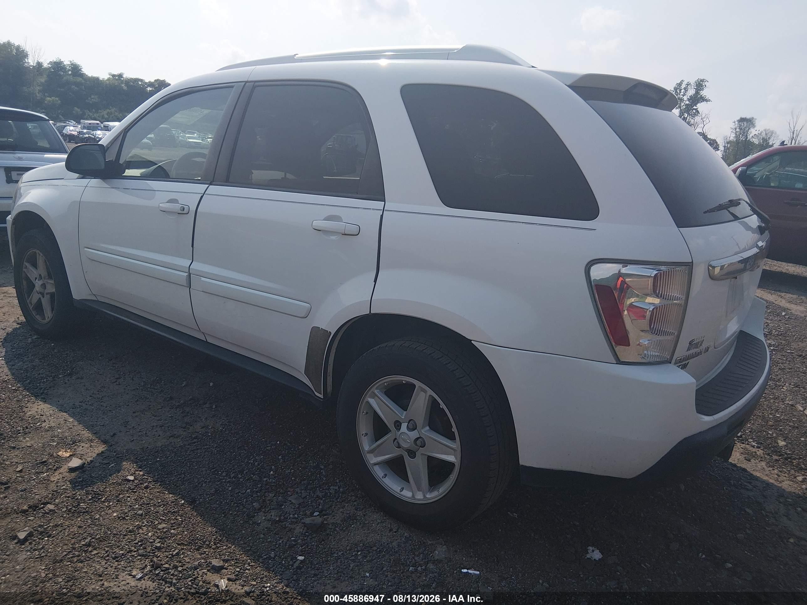 2005 Chevrolet Equinox Lt White vin: 2CNDL73F756055198